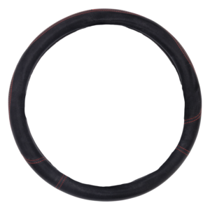 Forro De Volante Micro Fibra Negro Con Rojo Costura Soport XTREAM RACING 85Mm