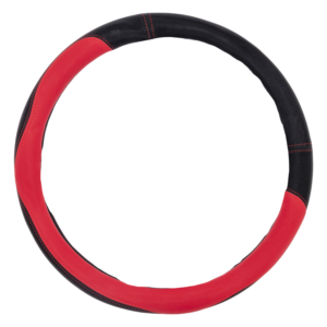 Forro De Volante Micro Fibra Negro Con Rojo Costura XTREAM RACING 85Mm