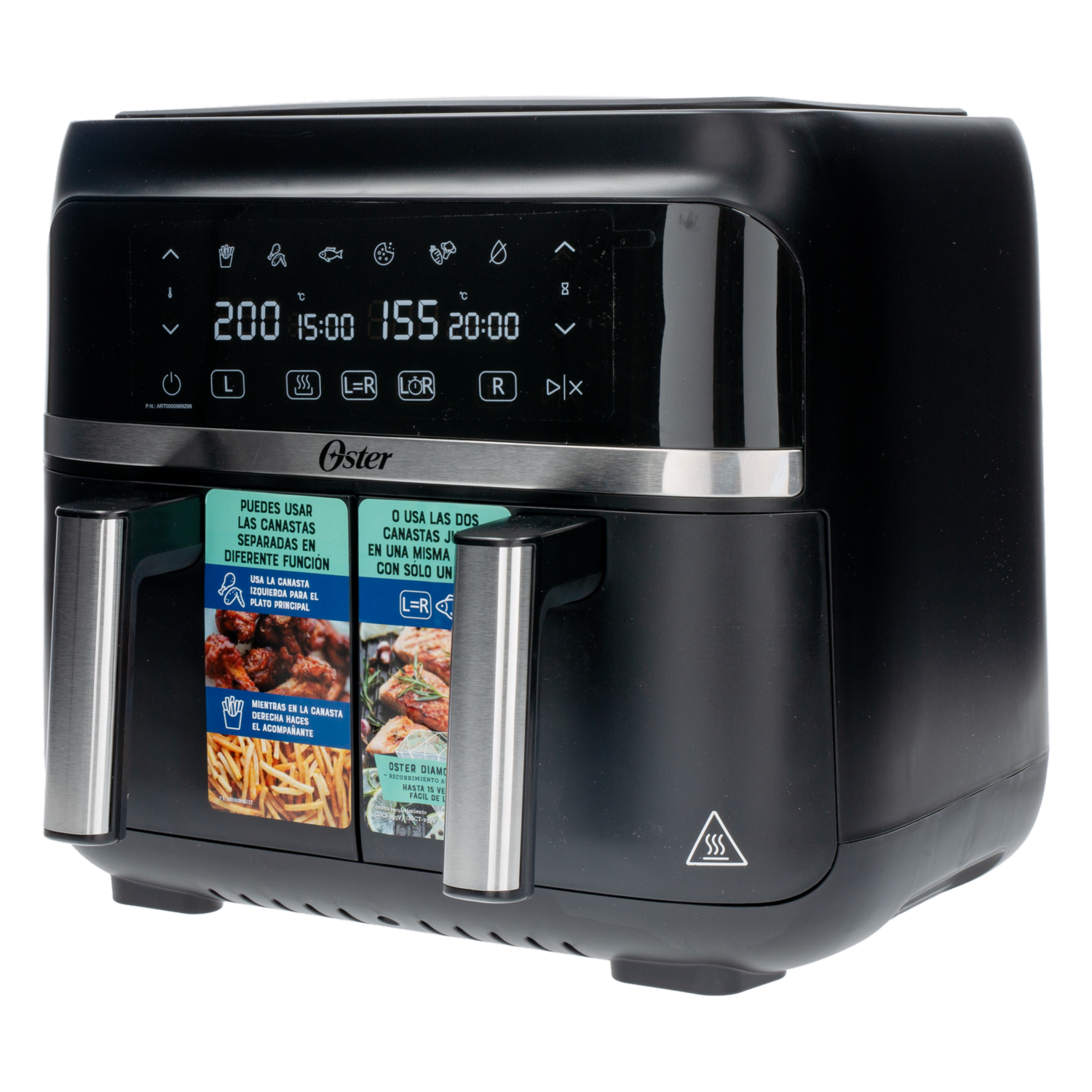 Air Fryer Doble Canasta OSTER 7,6 Litros