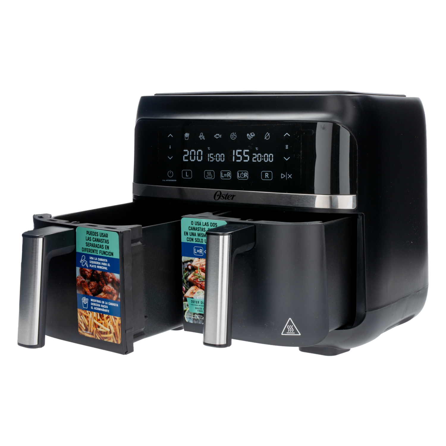 Air Fryer Doble Canasta OSTER 7,6 Litros