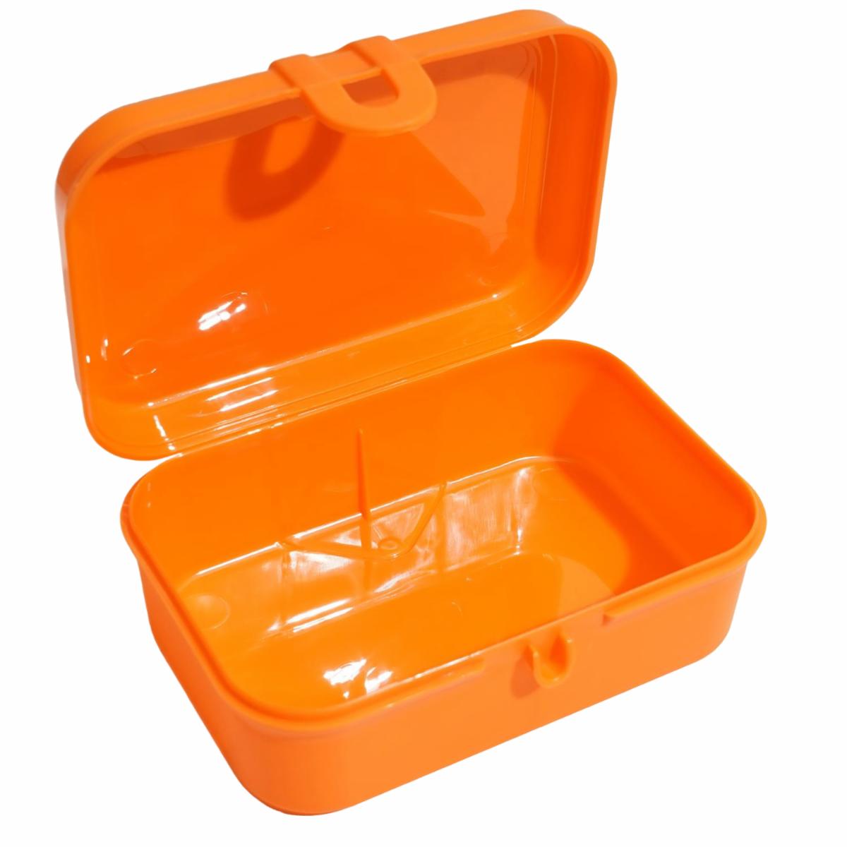 Repostero Con Cierre Hermético Diseño Dinosaurios Naranja HEREVIN Pequeño