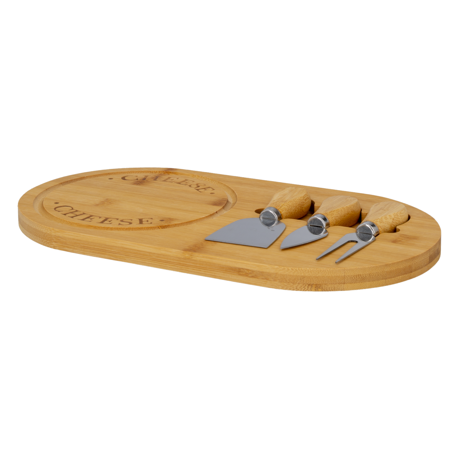Set Para Quesos Tabla Y Utensilios Z&L 33X18X2.5 Cm