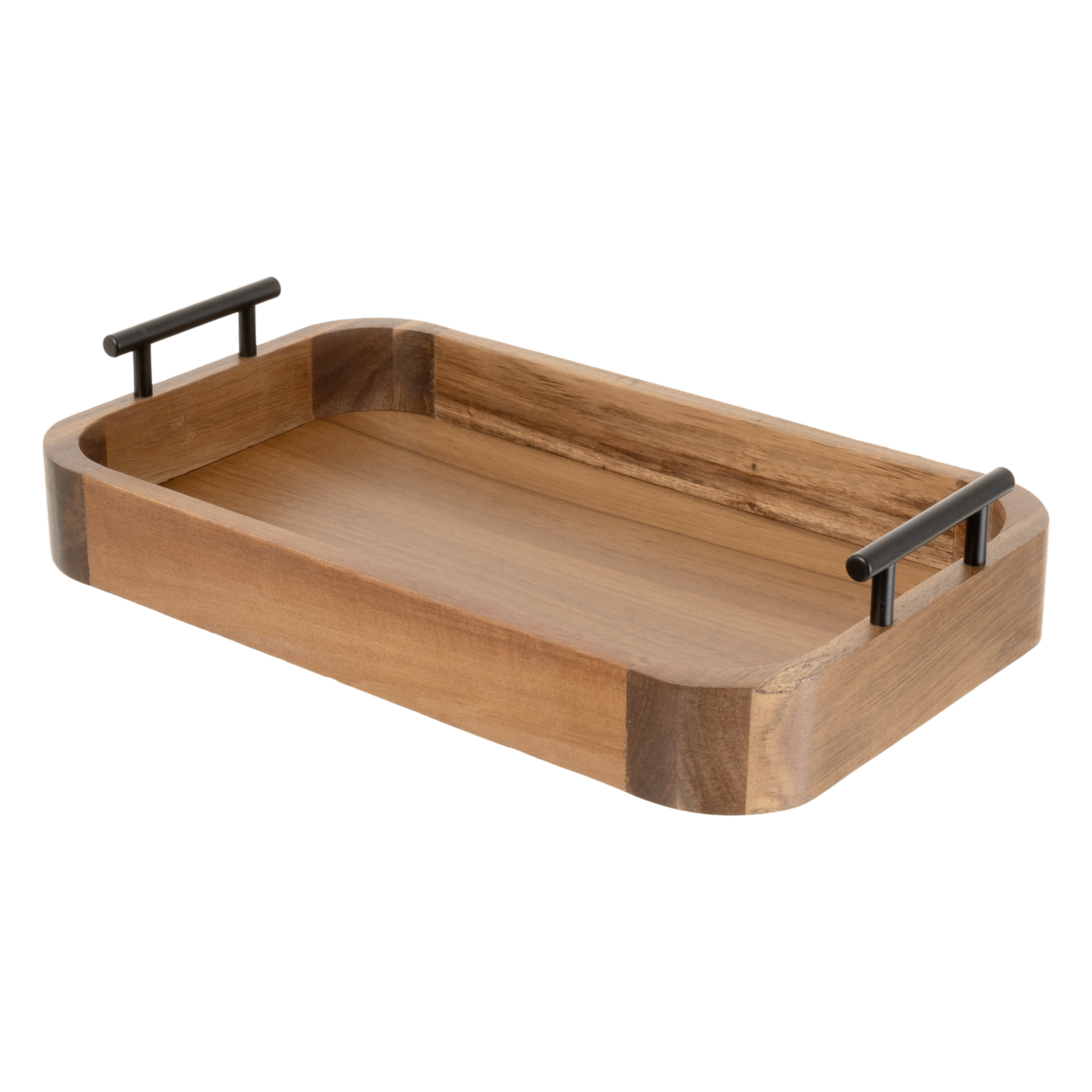 Charol Rectangular Acacia Z&L 1 Pieza