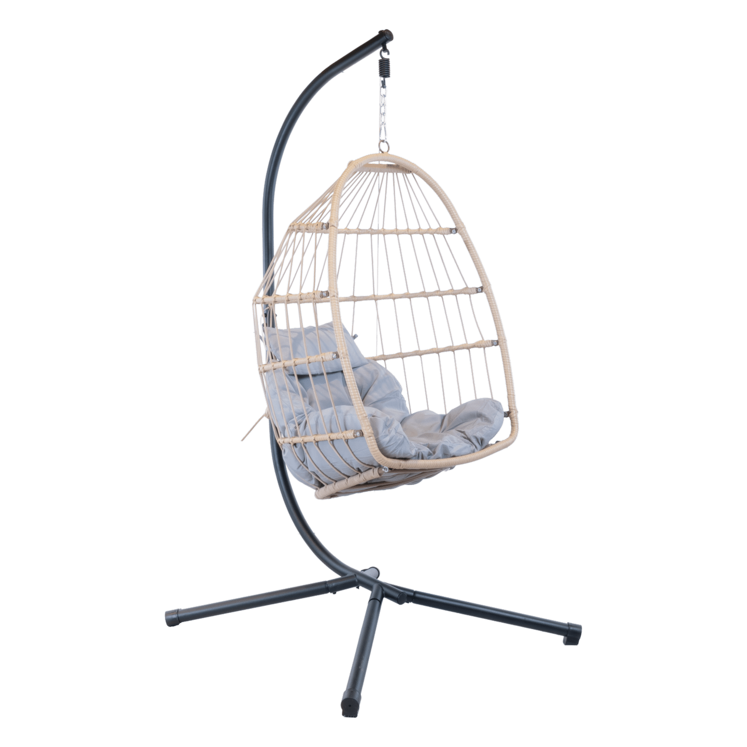 Silla Tipo Columpio Beige SKYLARK