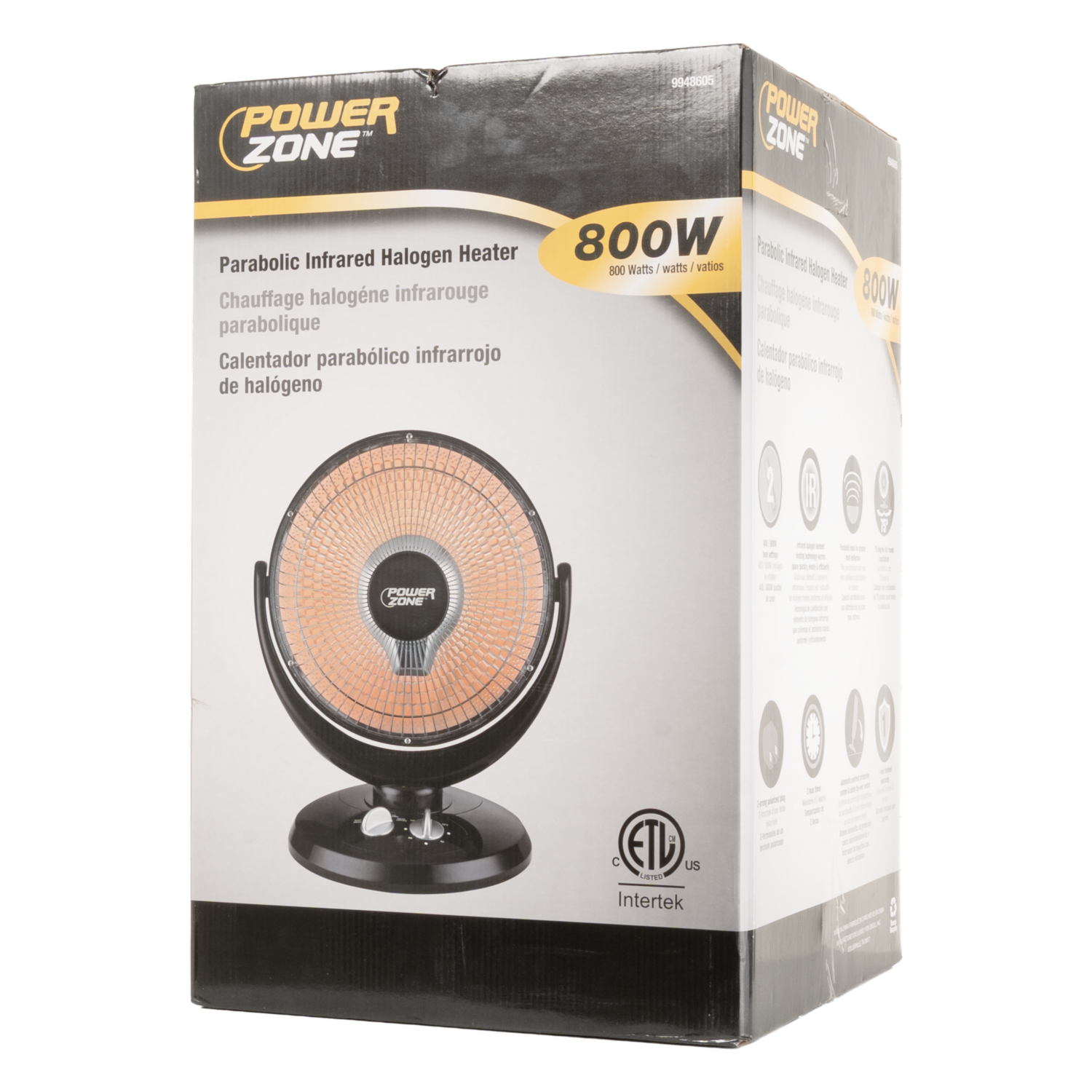 Calefactor Electrico 2 Niveles HOME BASIX 800 W