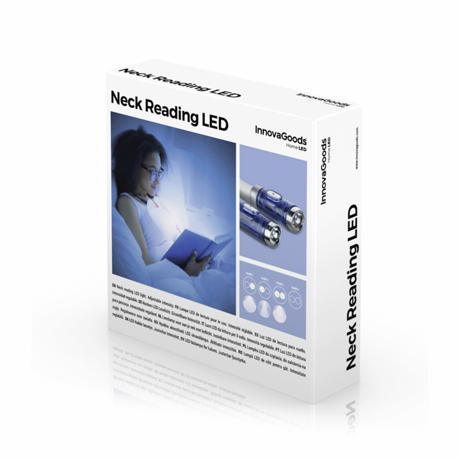 Luz De Lectura Led Para Cuello INNOVAGOODS 15X15X4 Cm