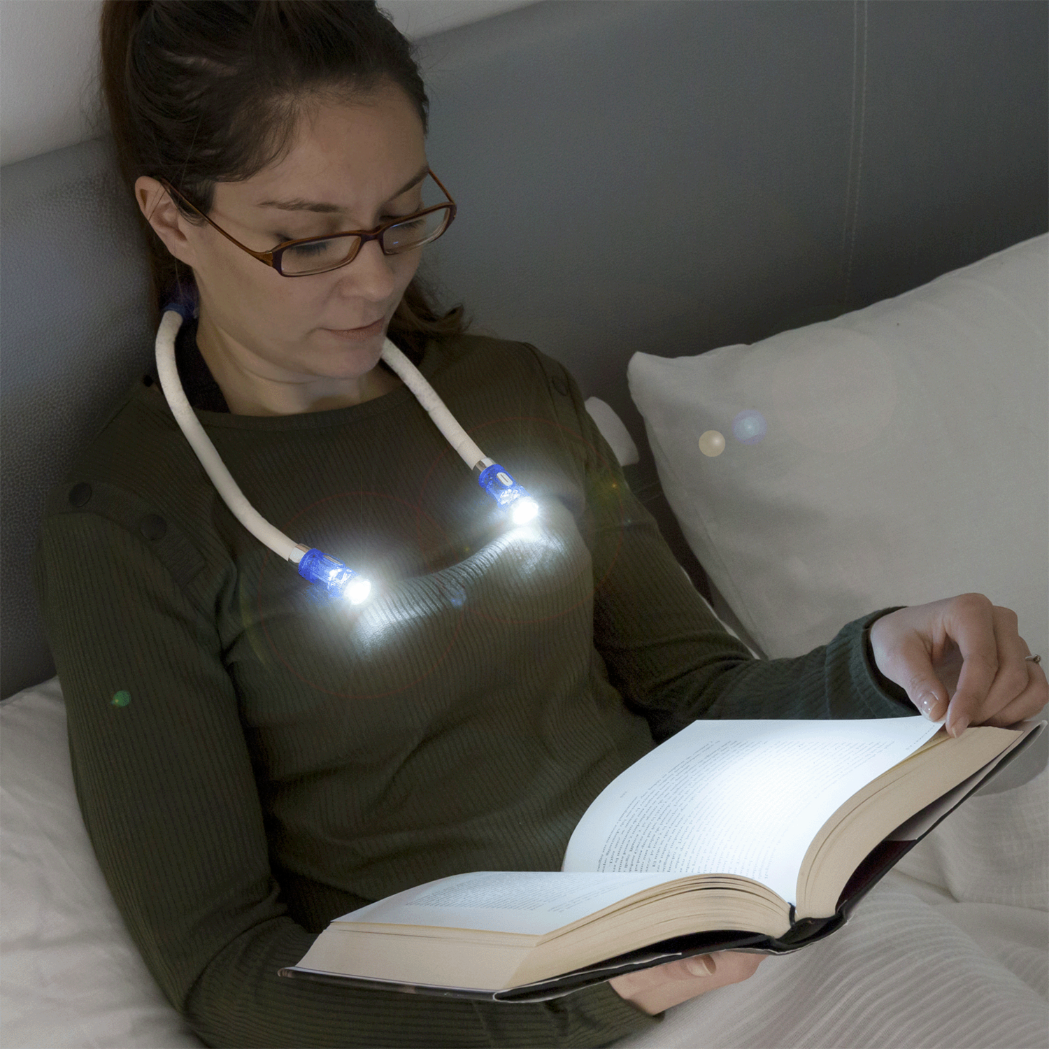 Luz De Lectura Led Para Cuello INNOVAGOODS 15X15X4 Cm