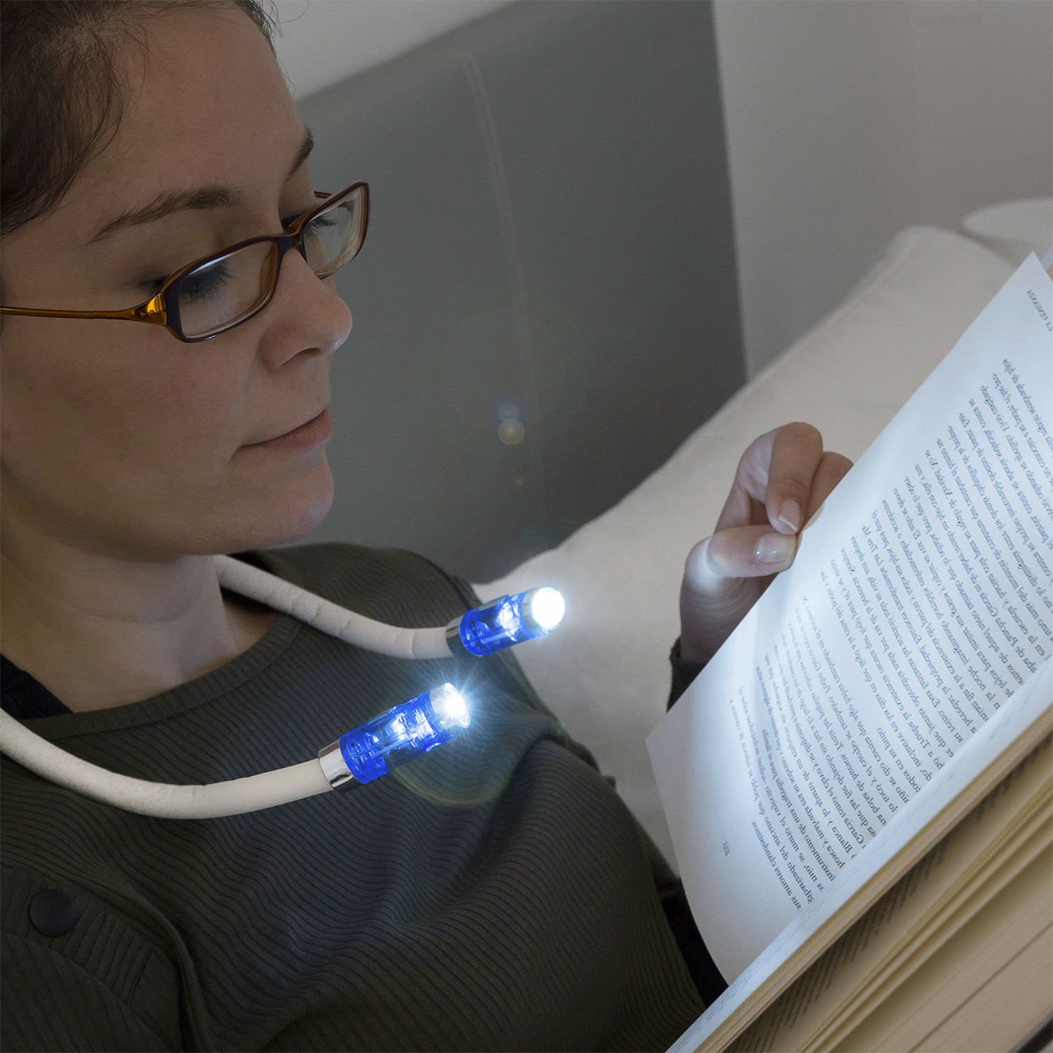 Luz De Lectura Led Para Cuello INNOVAGOODS 15X15X4 Cm