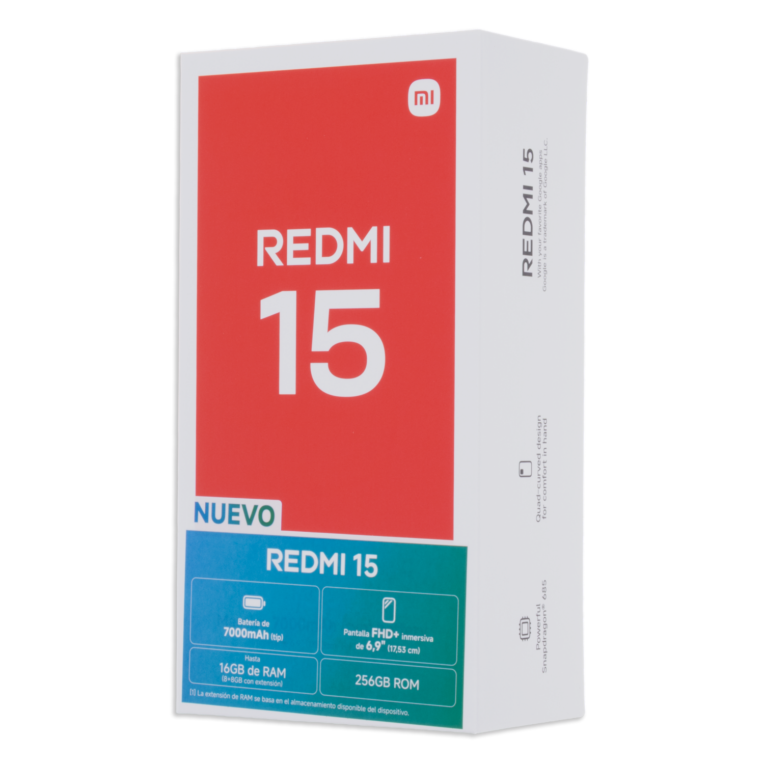 Teléfono Celular Redmi 15 Midnighth Black XIAOMI 8Gb + 256 Gb