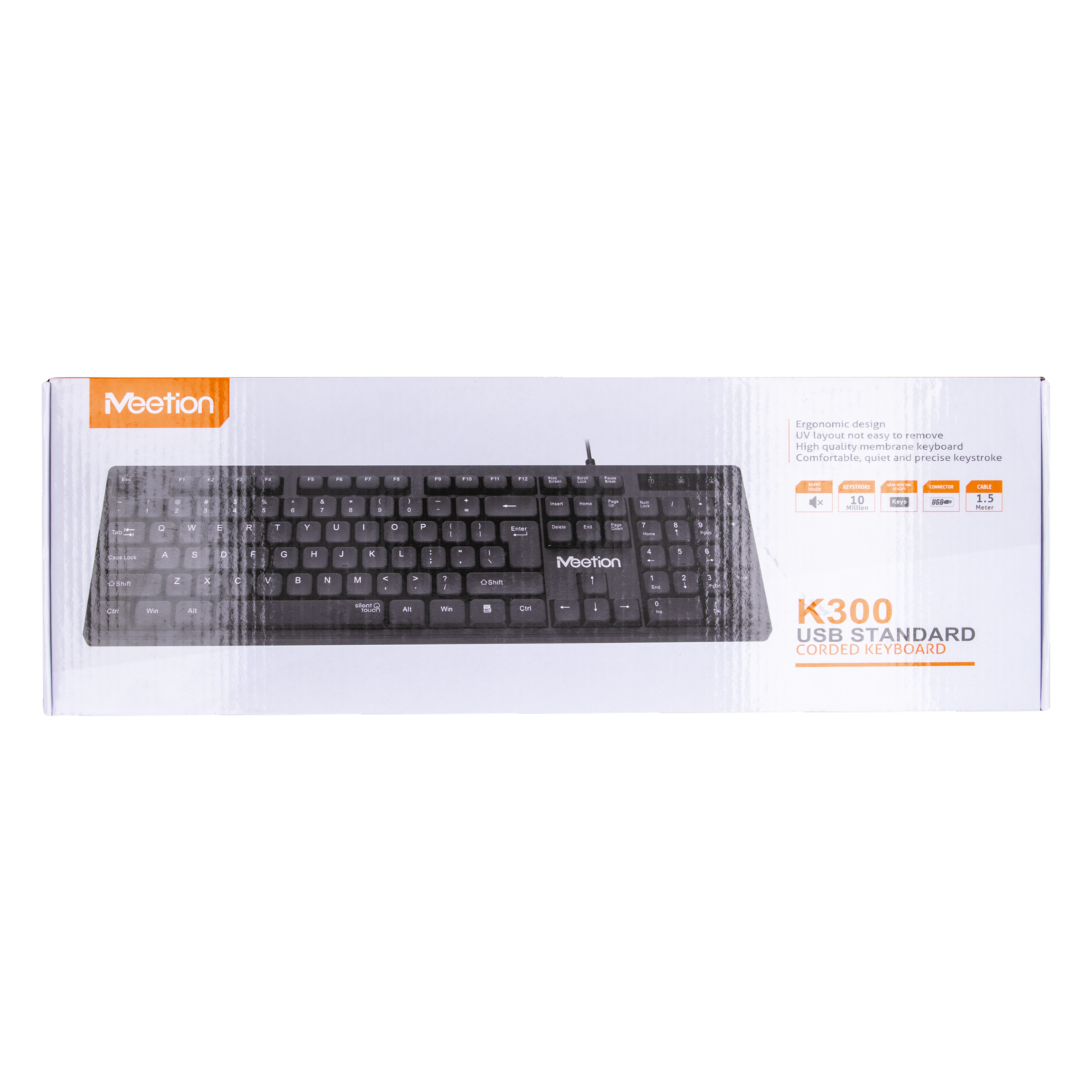 Teclado MT-K300 Silent MEETION Alámbrico