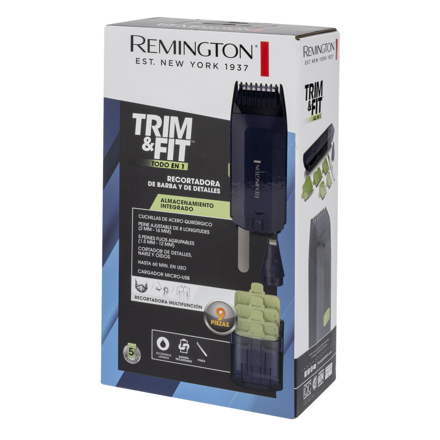 Recortadora De Cabello Todo En 1 REMINGTON 9 Piezas