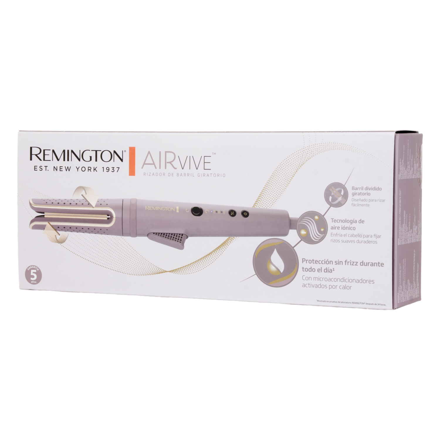 Rizador De Cabello Giratorio Airvive REMINGTON 3 Temperaturas