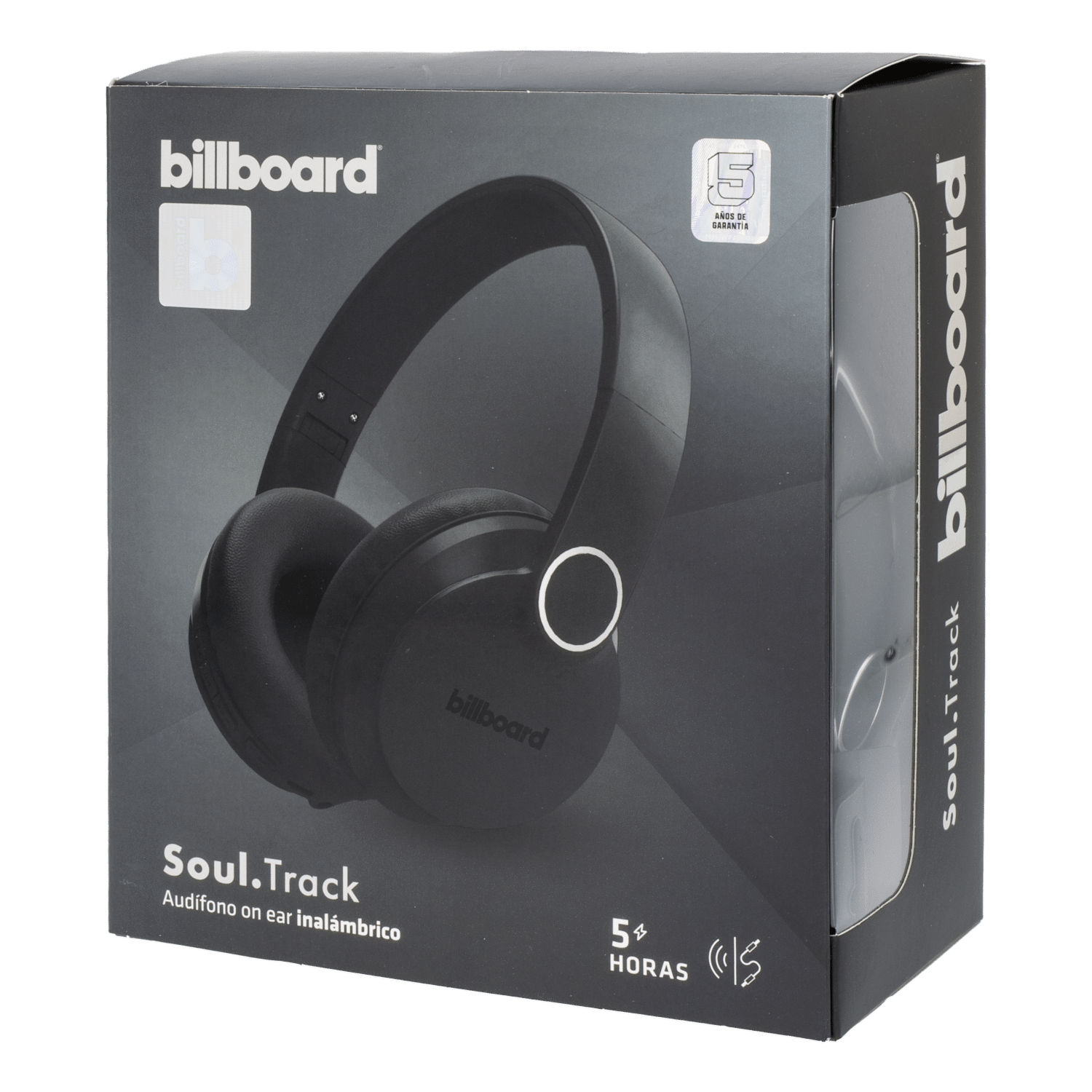 Audífonos On Ear Tipo Diadema Graphite BILLBOARD