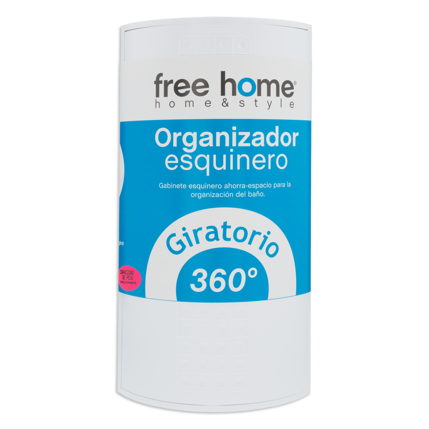 Organizador Esquinero Giratorio FREE HOME 1 Pieza