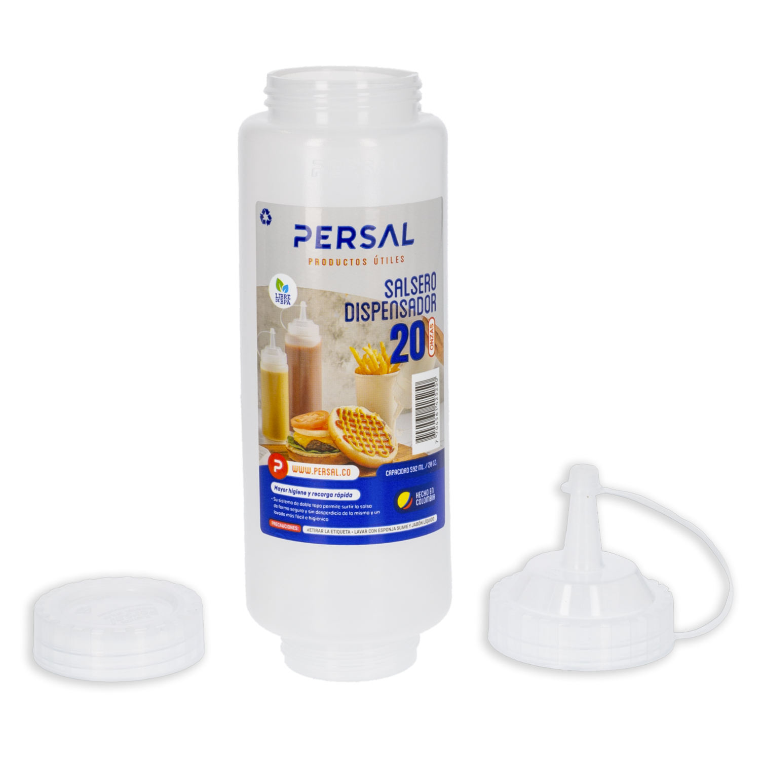 Salsero Dispensador PERSAL 591 Ml