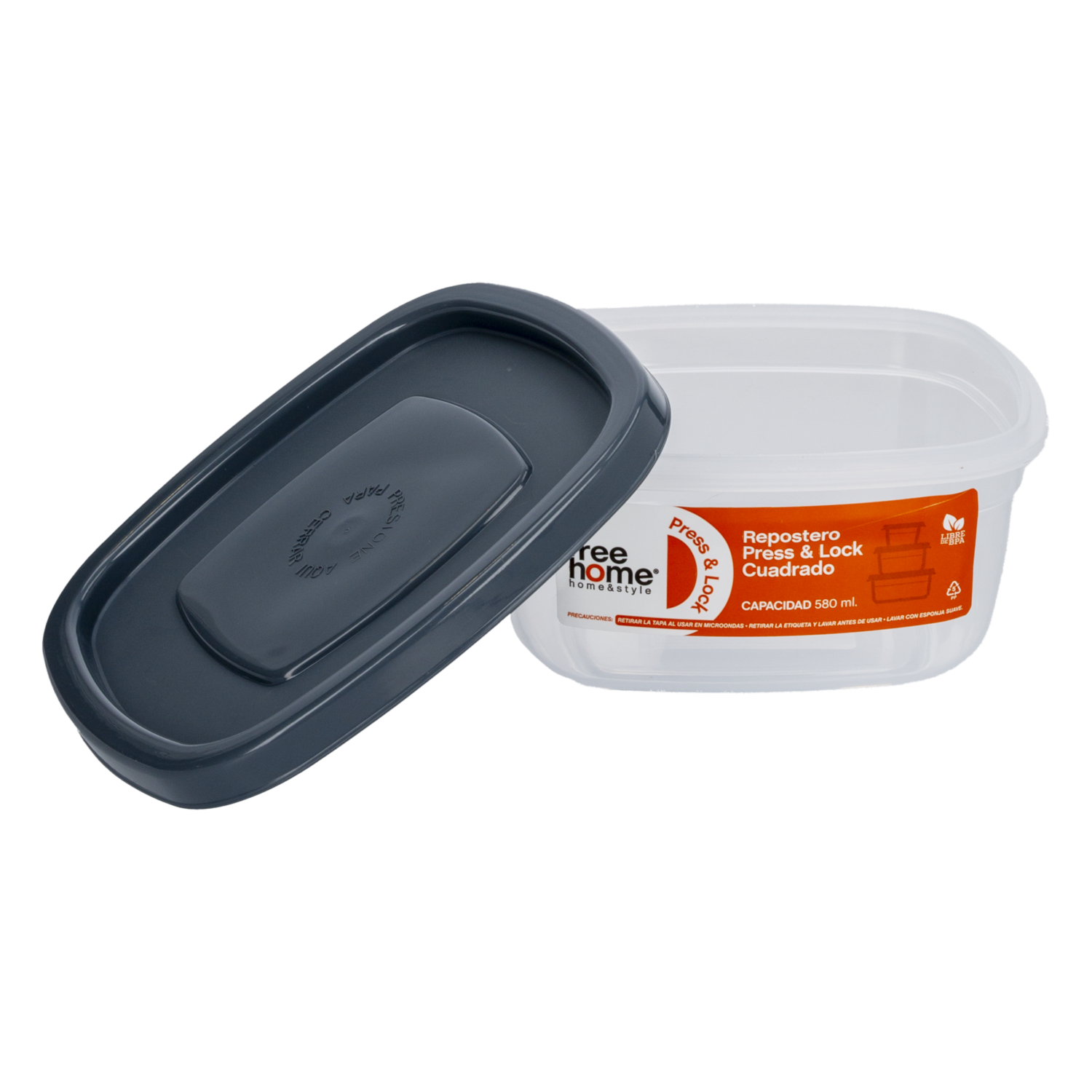 Repostero Press Lock Cuadrado FREE HOME 580 M