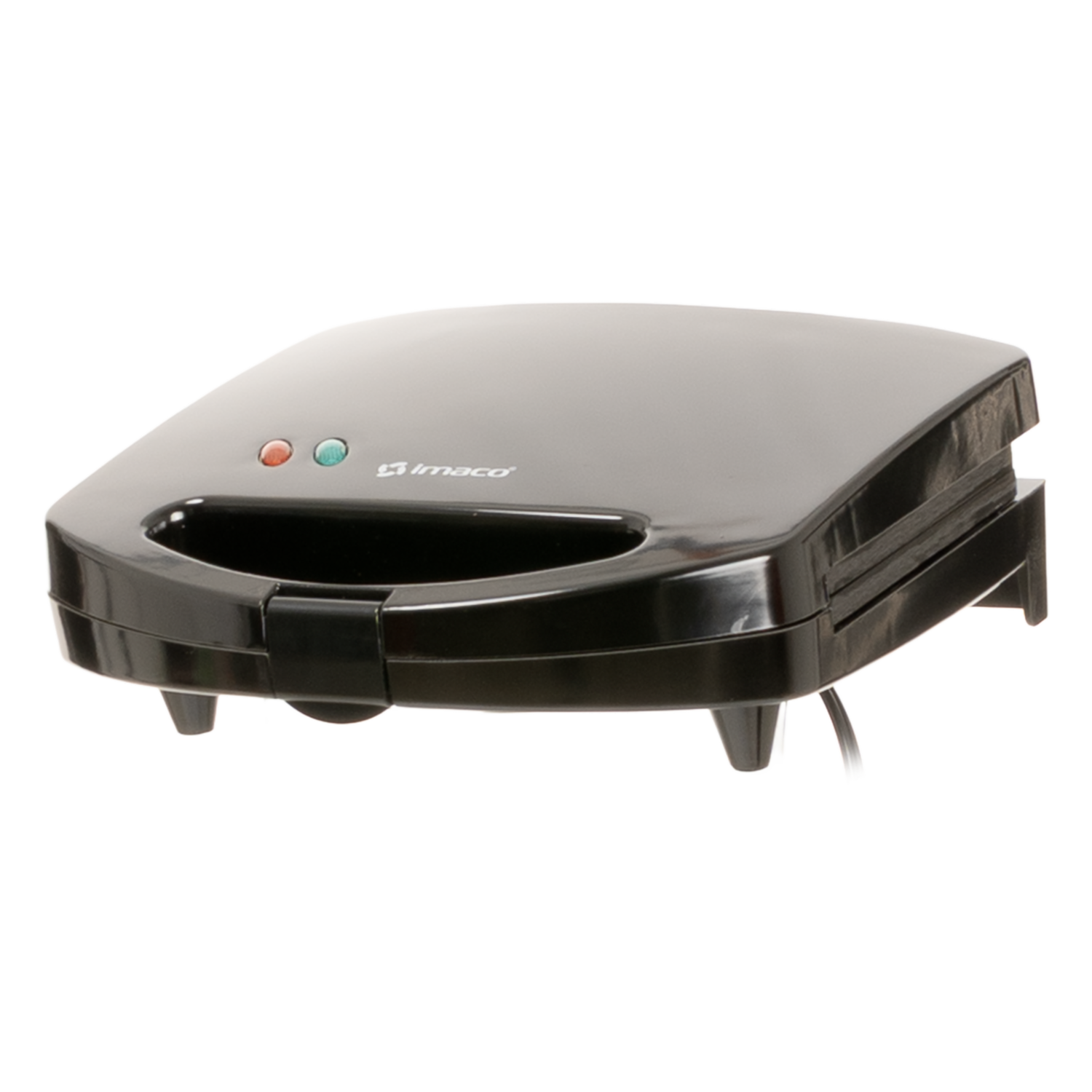 Sanduchera Negra 750 Watts IMACO 2 Panes