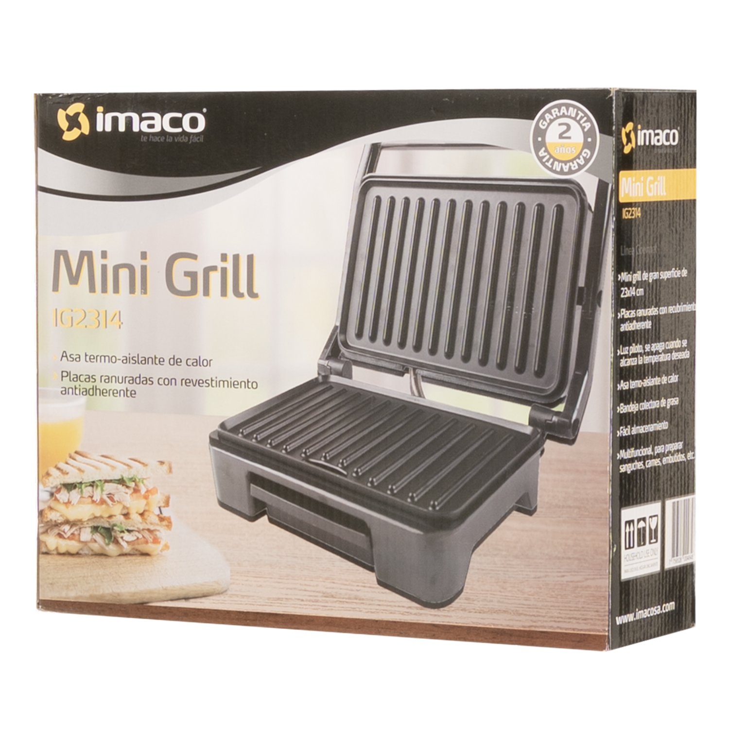 Mini Grill Panini IMACO 750 Watts