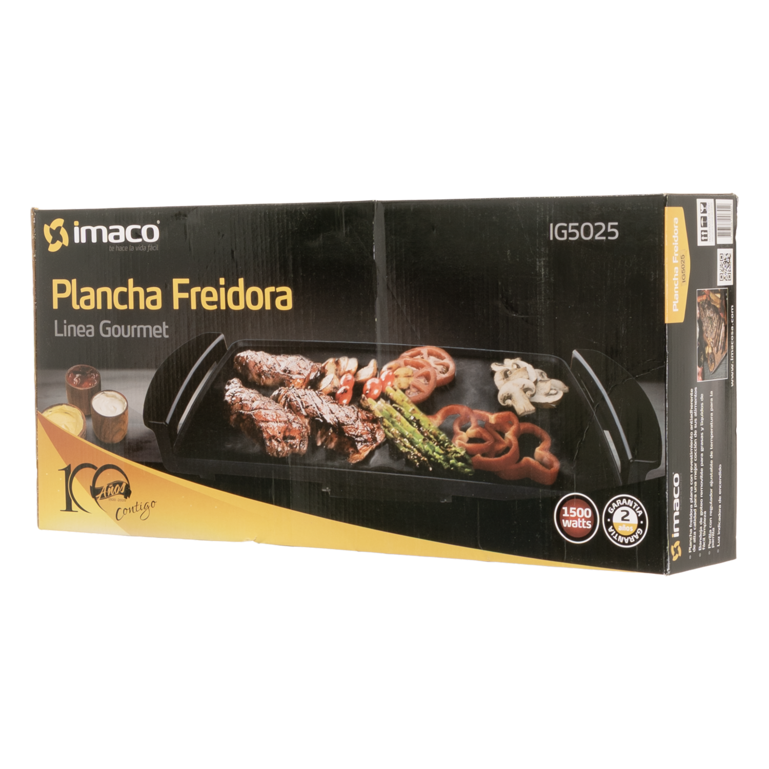Plancha Freidora Linea Gourmet IMACO 1500 Watts