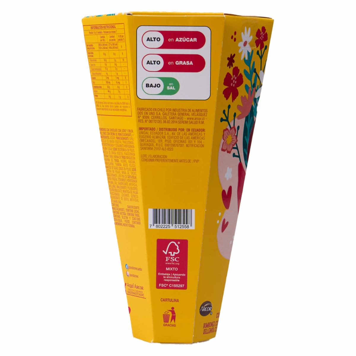 Chocolate Con Leche Estuche Ramo BON O BON 105  G