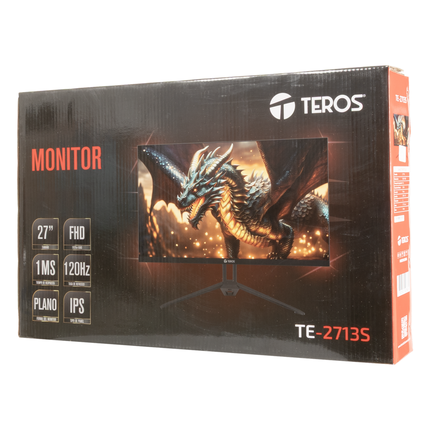 Monitor Gamer Plano 1920 X 1980 Hdmi+DP TEROS 27″
