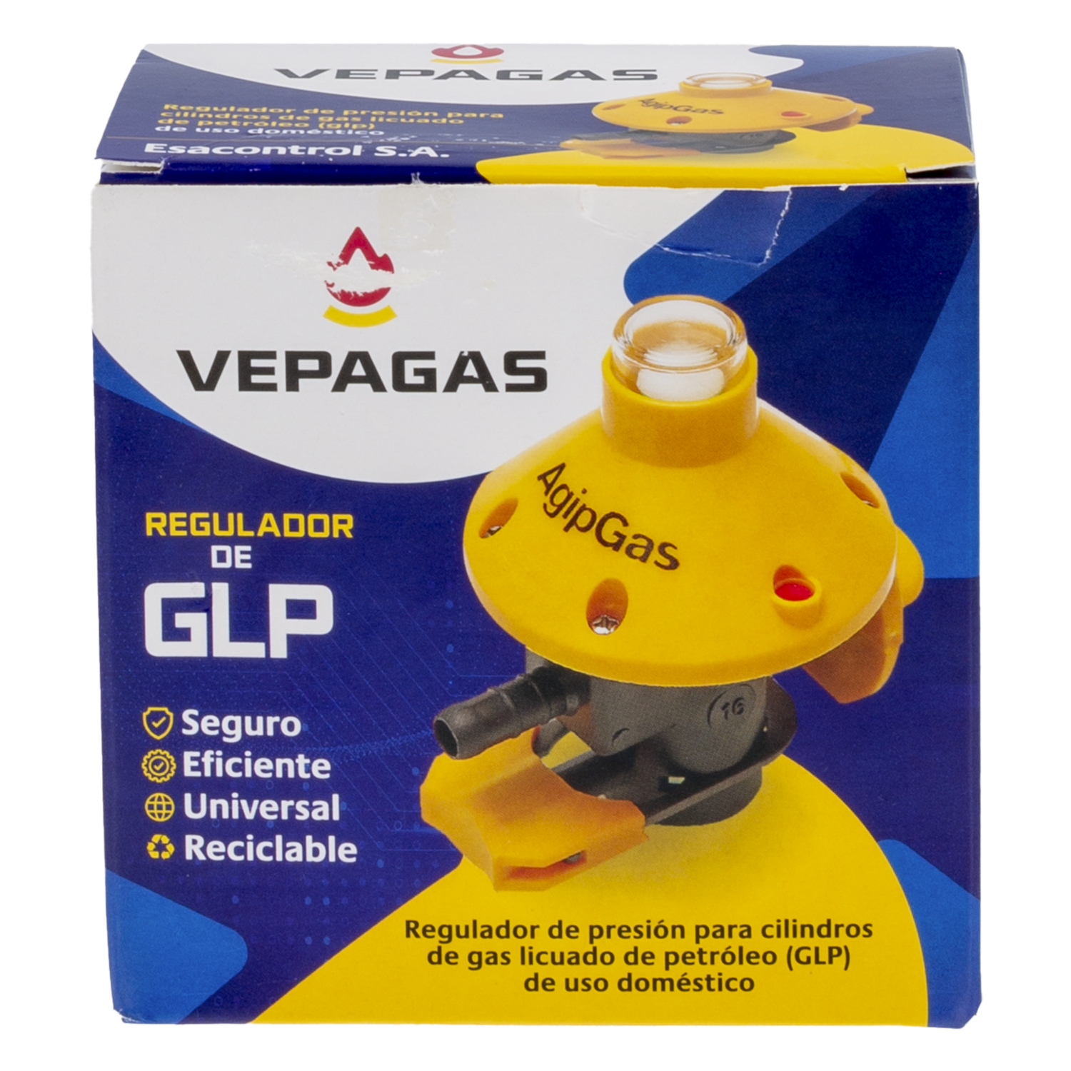 Regulador De Presion De Gas Domestico AGIP Unidad