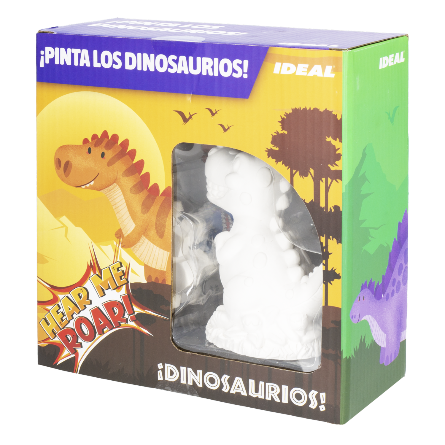 Figura Para Pintar Dinosaurios IDEAL 1 Pieza