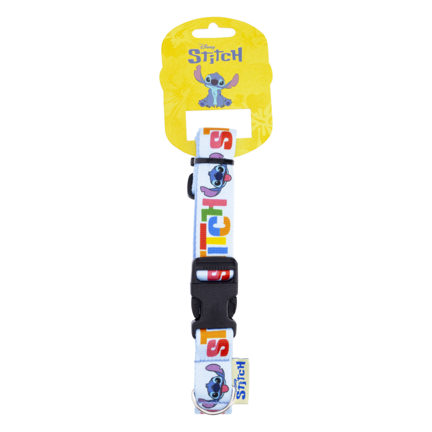 Collar Para Mascota Stitch Azul Claro DISNEY 2.5 Cm