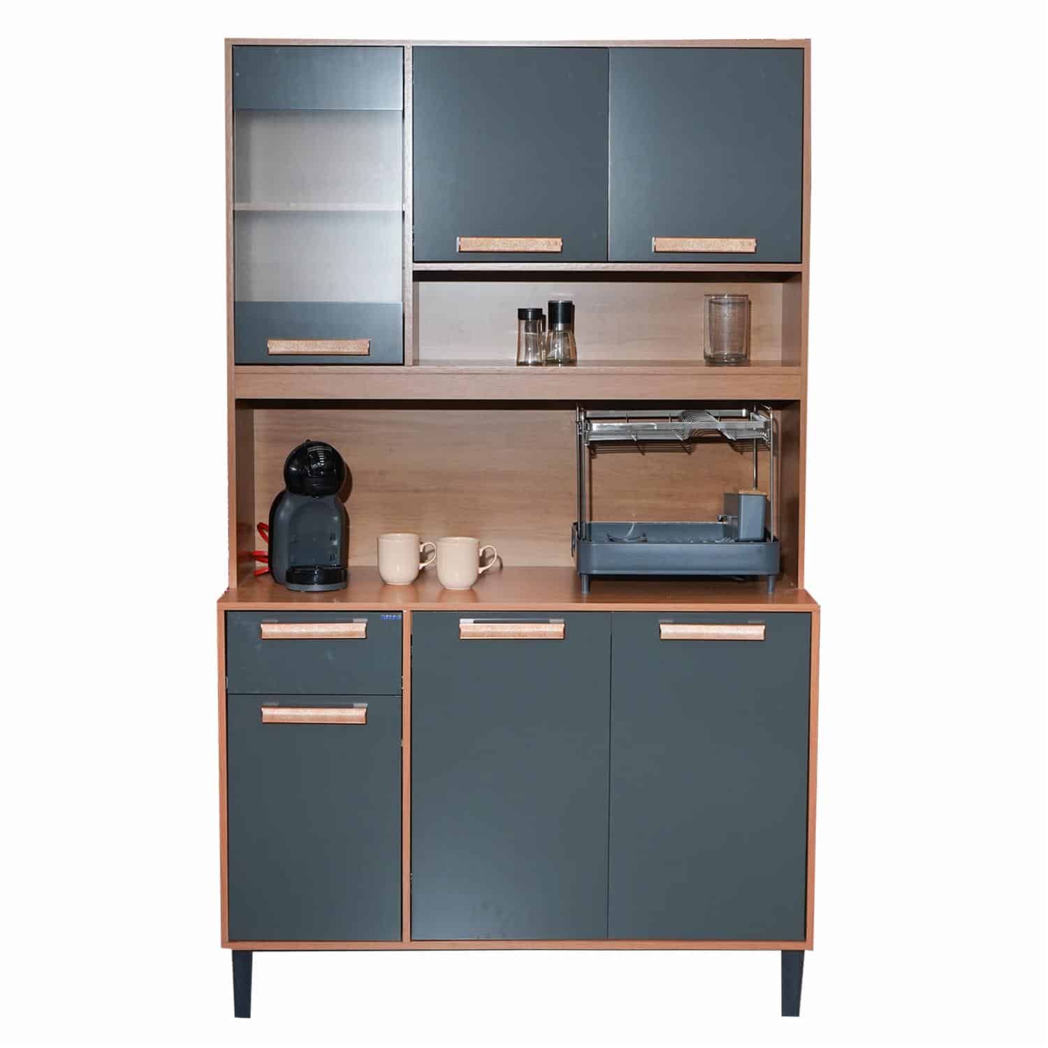 Alacena Nápoles 6 Puertas Beige ITATIAIA