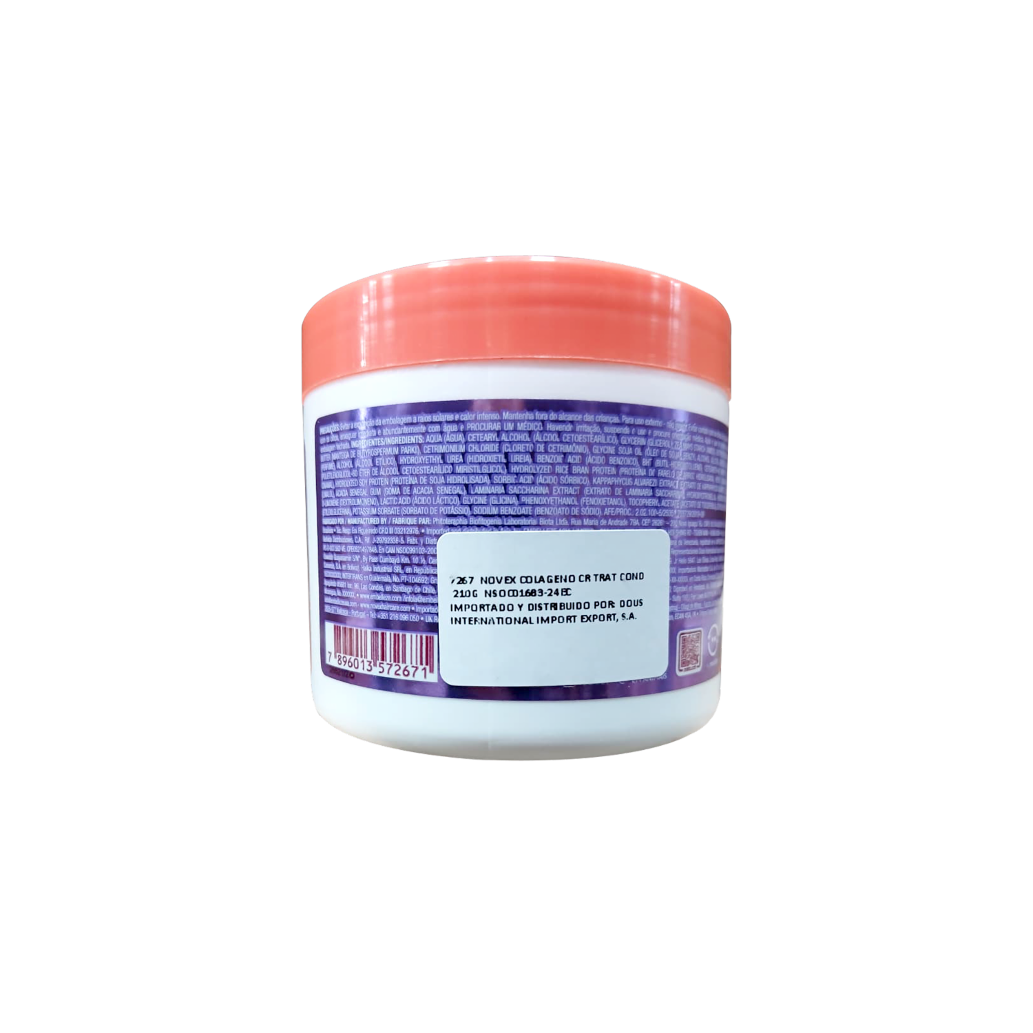 Tratamiento Capilar Regenerador Con Infusión De Colágeno NOVEX 210 G