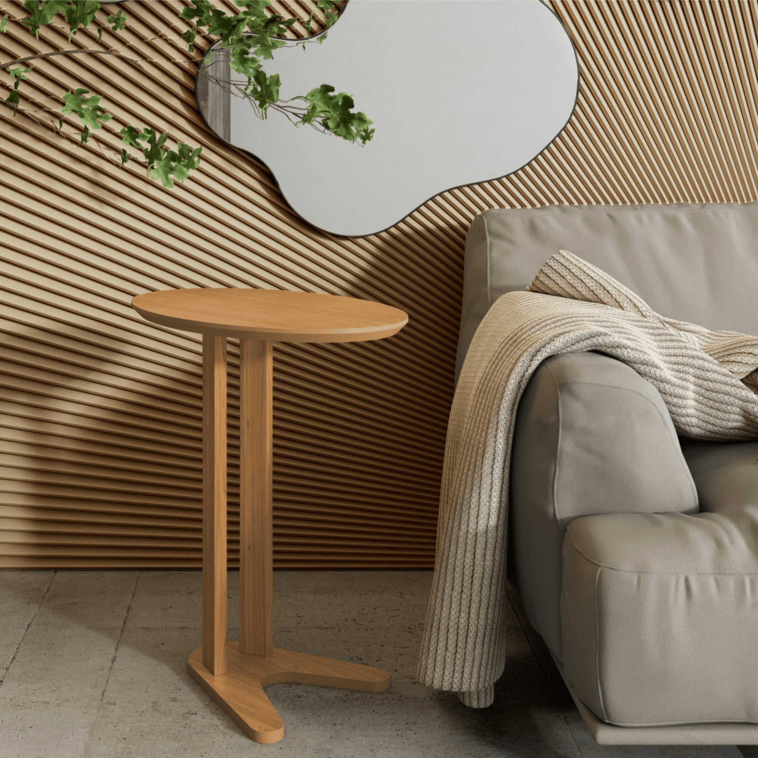 Mesa Lateral Freijo DALLA COSTA MDF