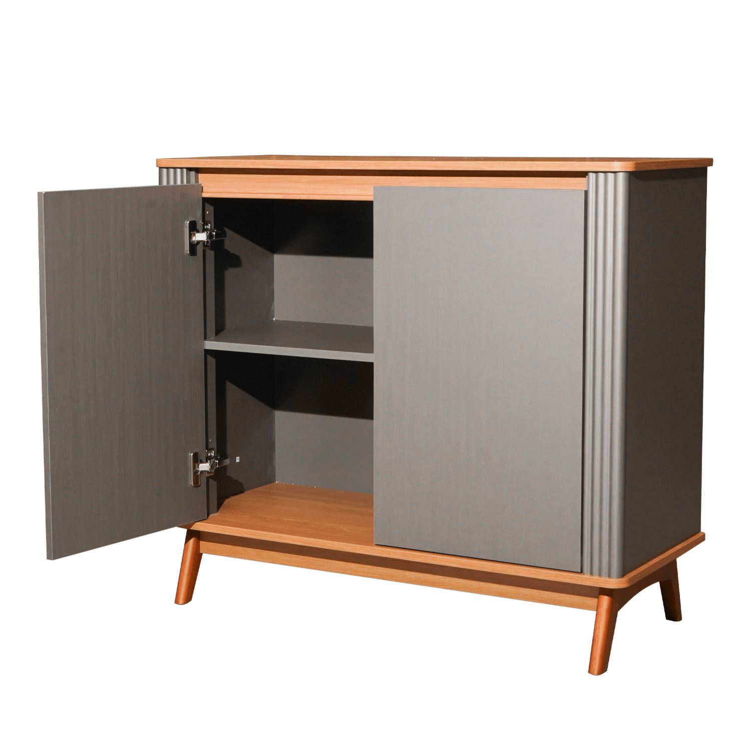 Aparador 2 Puertas Domo Grafito FALKK