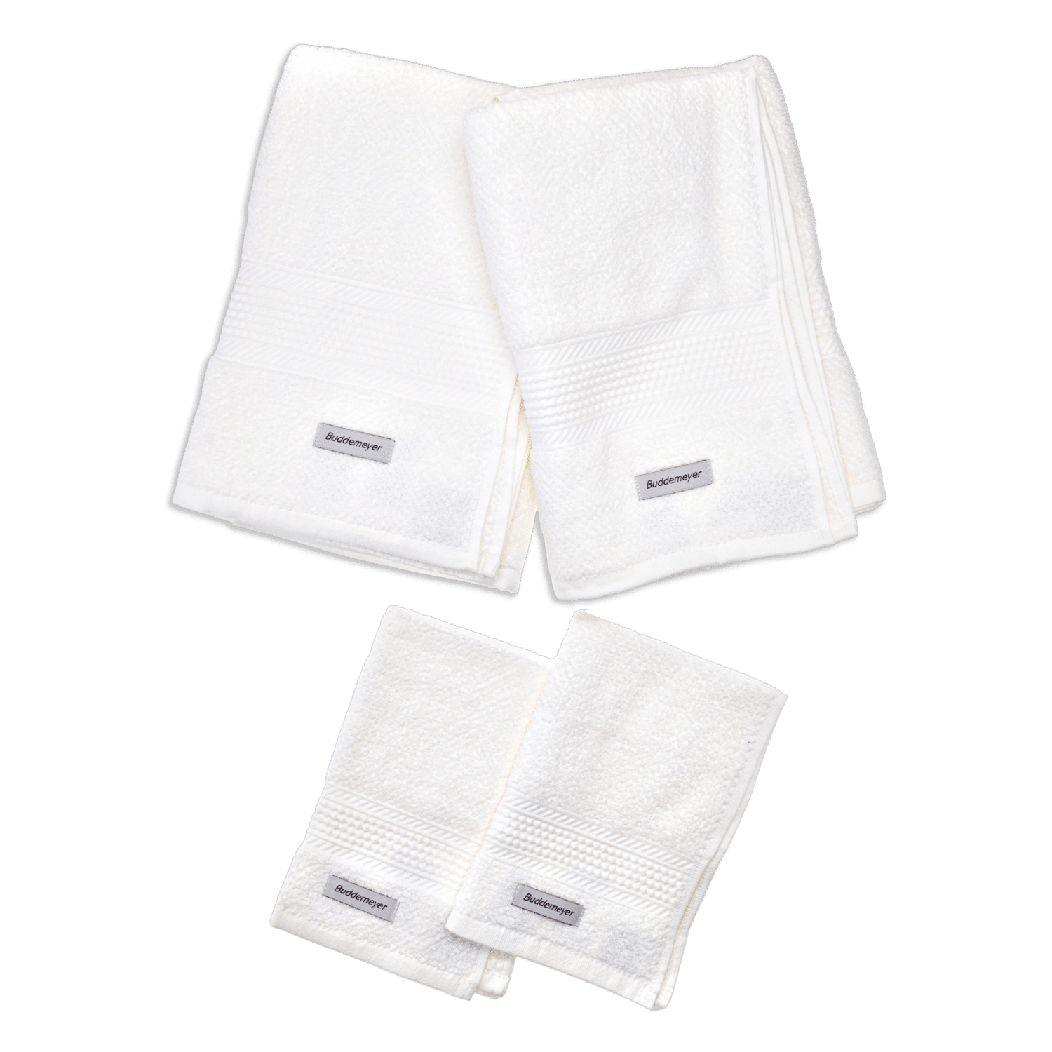 Juego Toallas De Baño Alegro Extra Soft Gris Ratón BUDDEMEYER