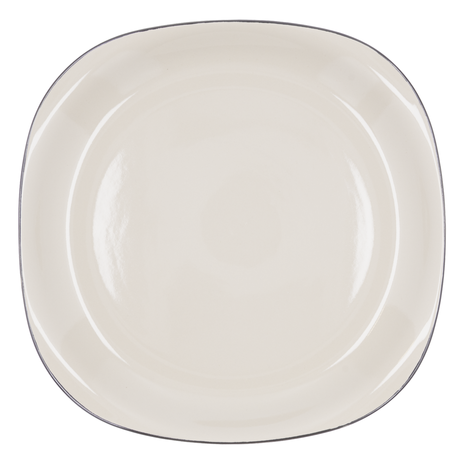 Vajilla Diseño Fontana Black CHINA PEARL 16 Piezas