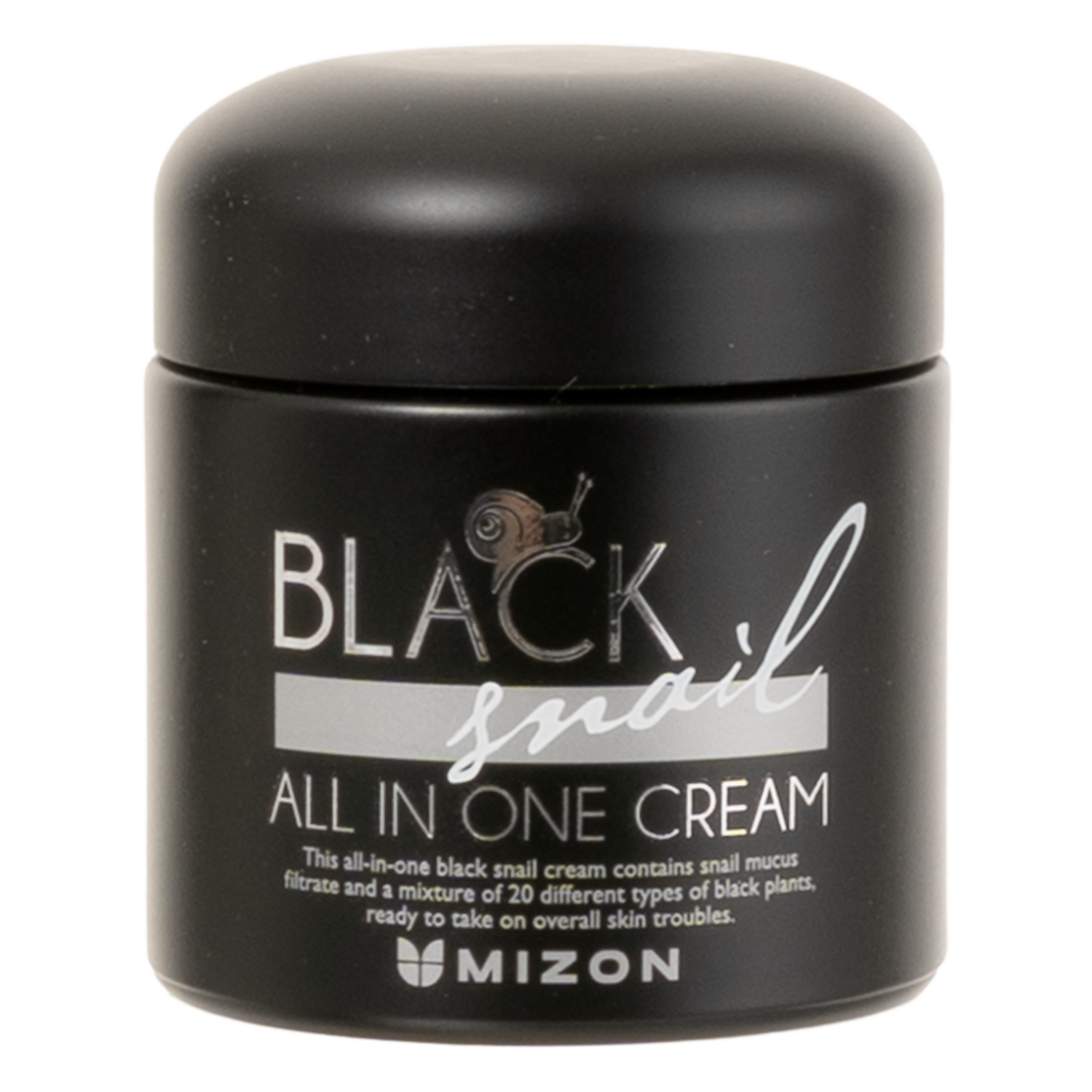 Crema Facial Todo En Uno Con Baba De Caracol Negro MIZON 75 Ml