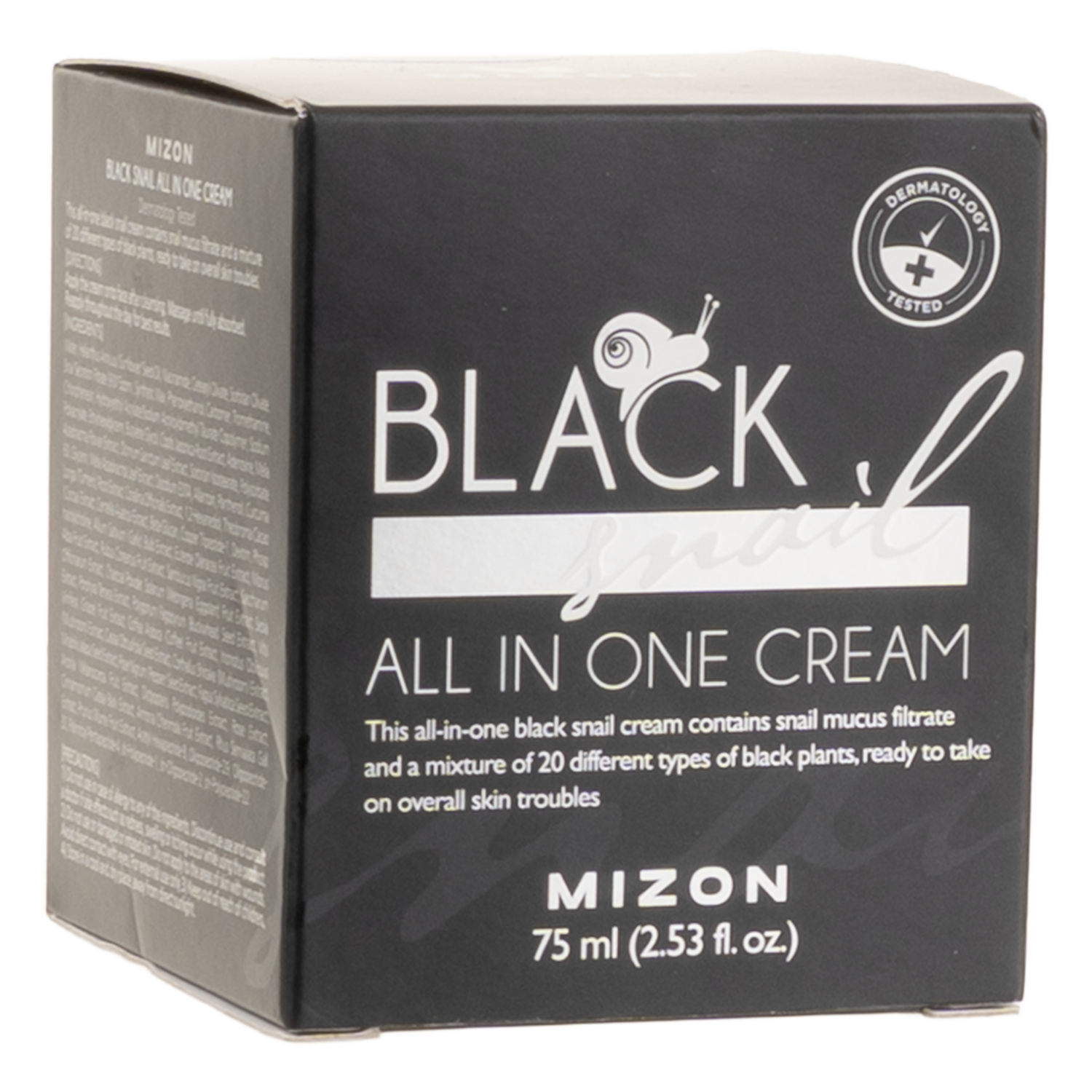 Crema Facial Todo En Uno Con Baba De Caracol Negro MIZON 75 Ml