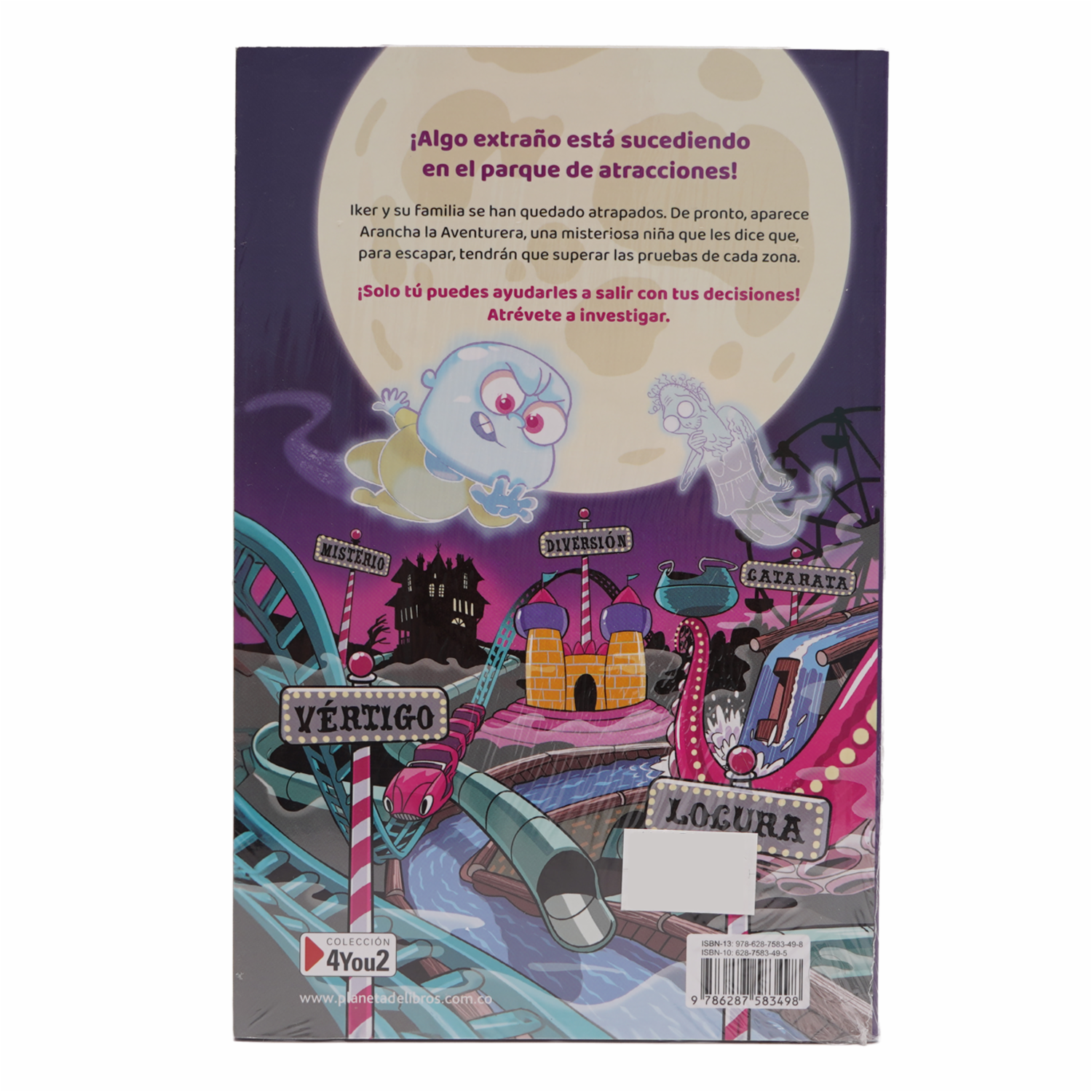 Libro Atrapados En El Parque De Atracciones Maldito PLANETA 222 Páginas