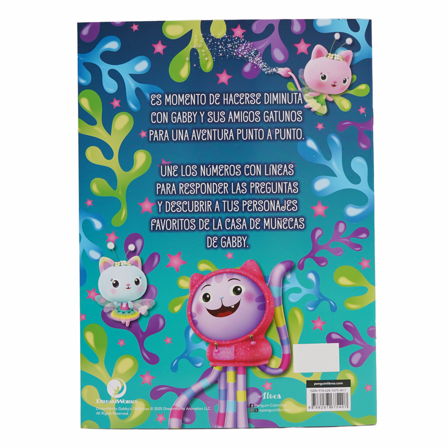 Libro La Casa De Muñecas De Gabby Punto A Punto DREAM WORKS 25 Páginas ...