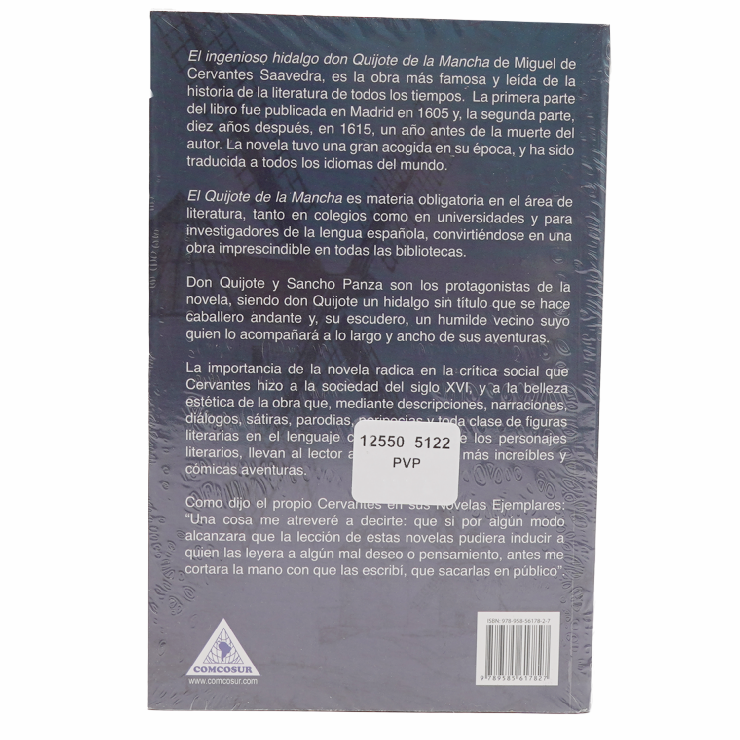 Libro El Ingenioso Hidalgo Don Quijote De La Mancha COMCOSUR 466 Páginas