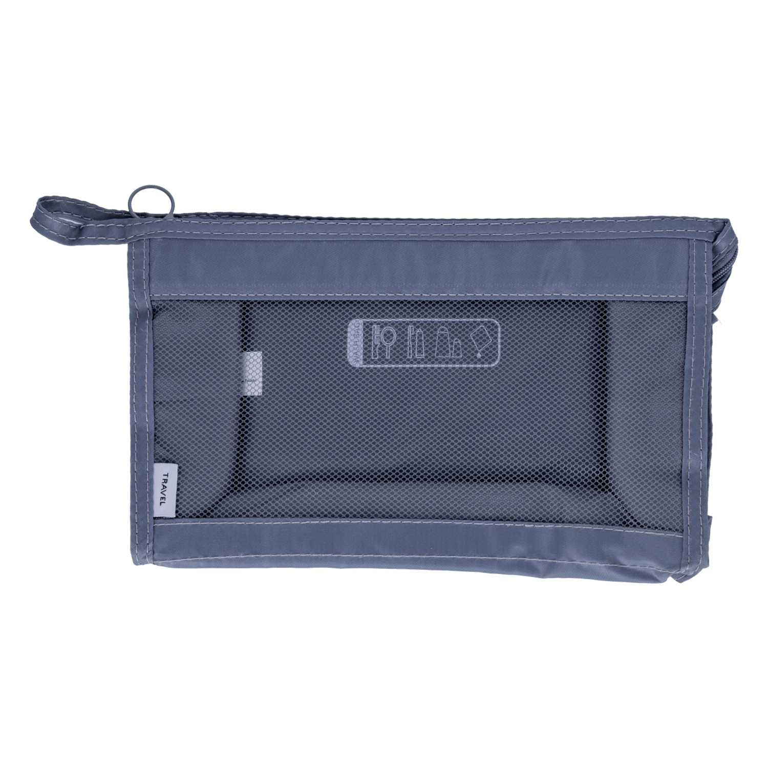 Neceser Para Accesorios De Viaje Gris FREE HOME 26X15X8 Cm