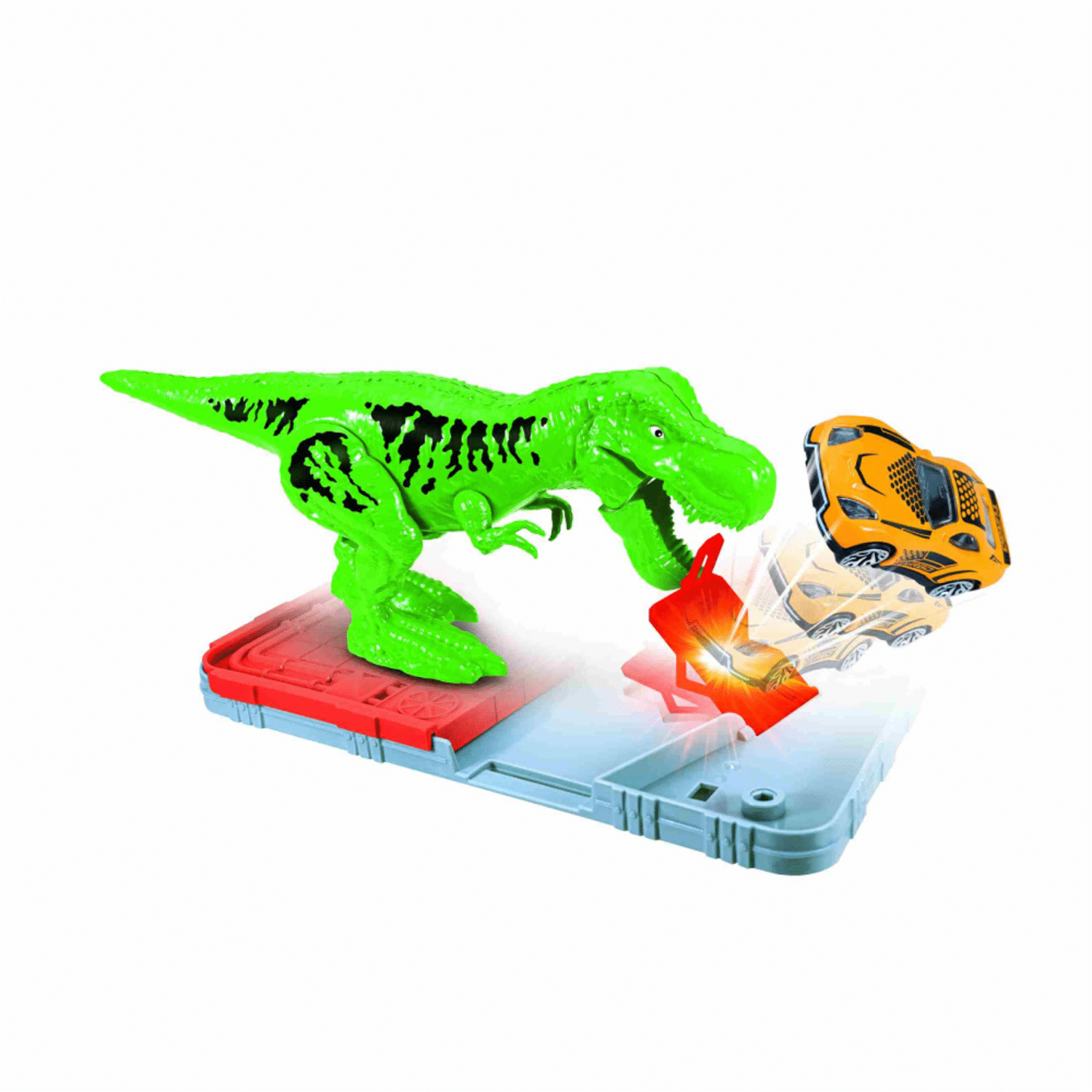 Pista Ataque Del Dinosaurio EXPRESS WHEELS Incluye 35 Piezas