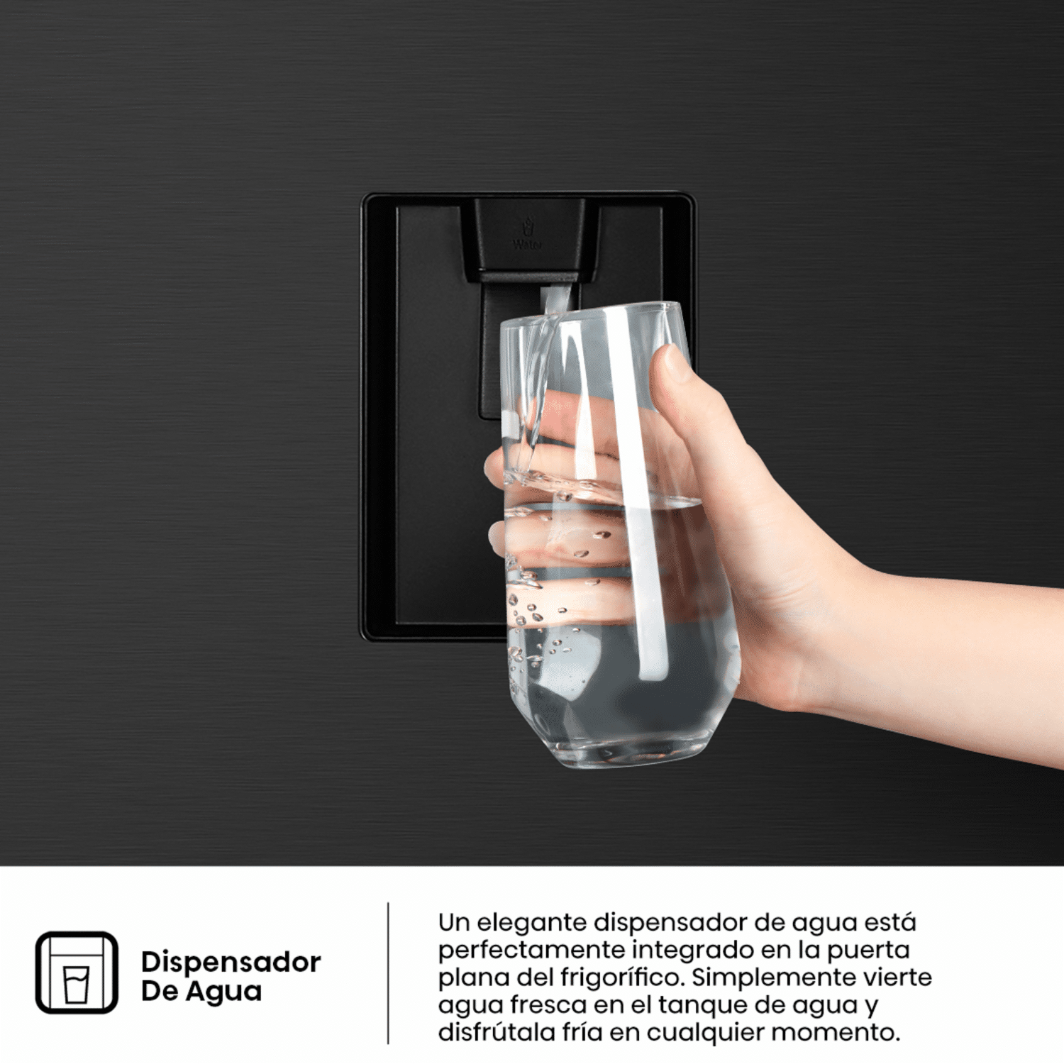 Refrigeradora Top Mount Black Glass HISENSE 411 Litros