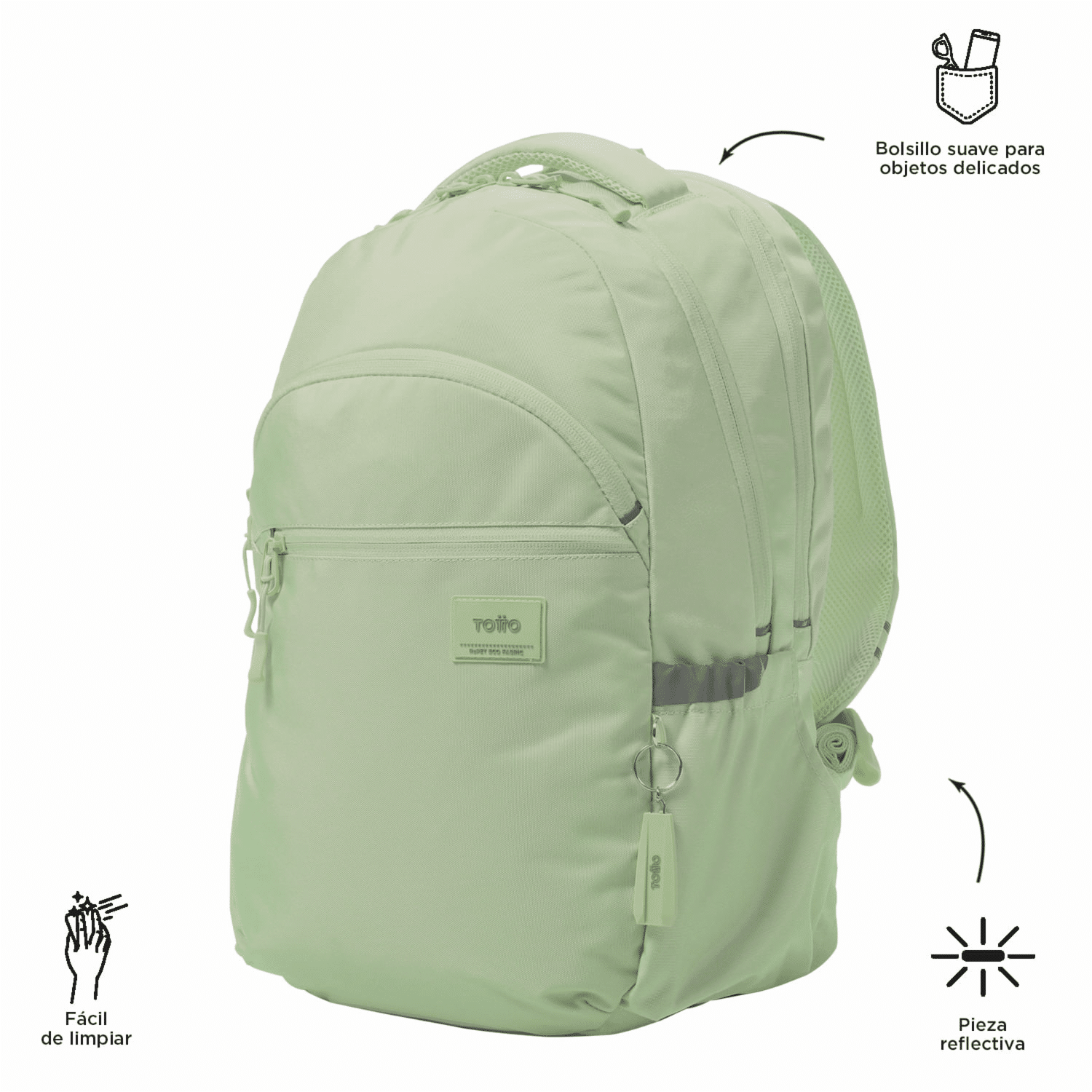 Mochila Pc Mujer Indo TOTTO Verde