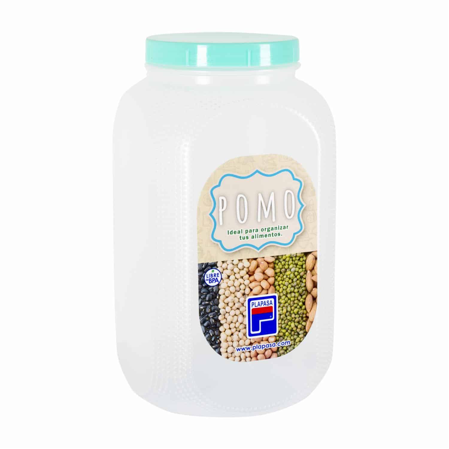 Pomo N4 Con Tapa Verde Menta Velvet PLAPASA 3,5 L