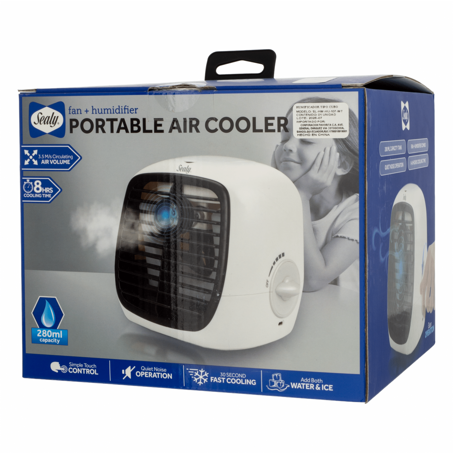 Humificador Portátil SEALY 280 Ml De Capacidad