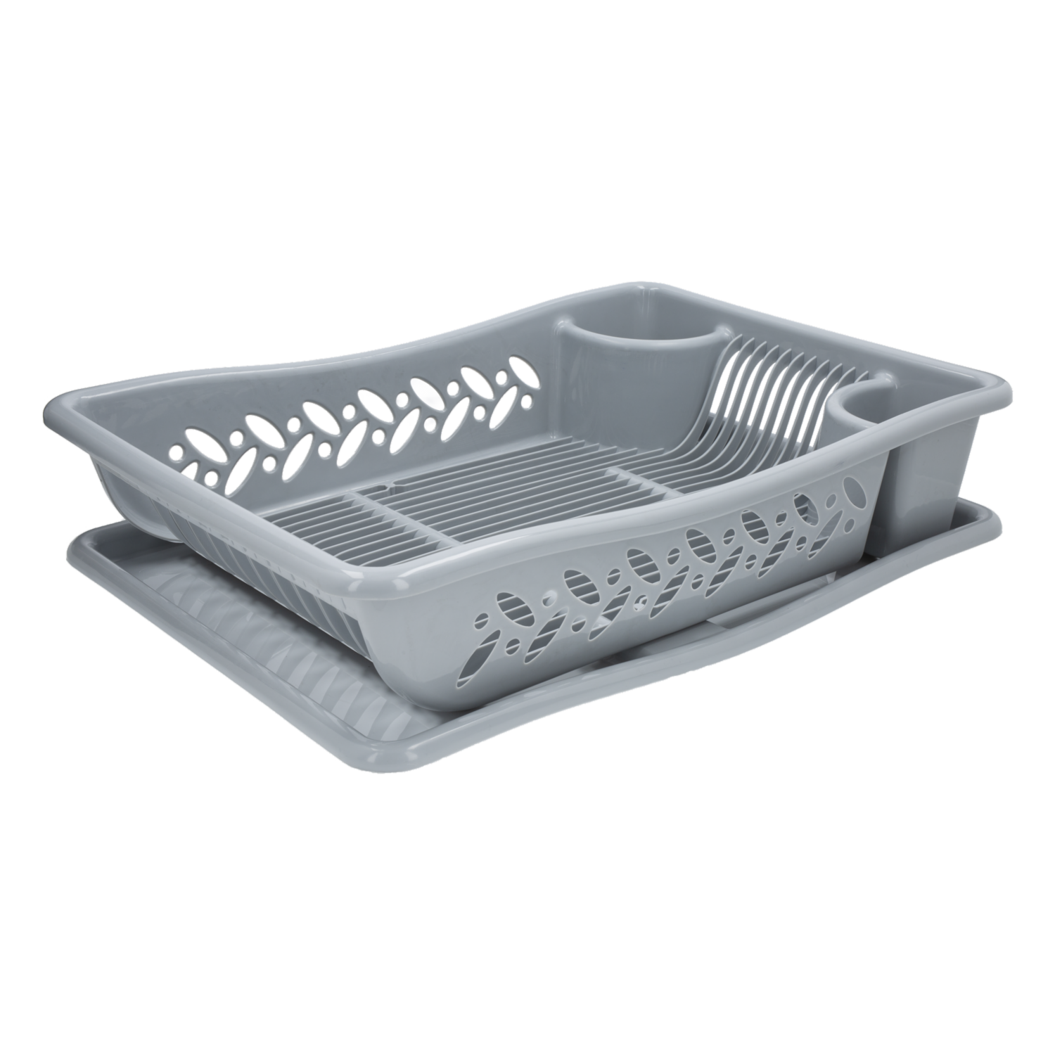 Escurridor De Platos Grande Gris HAIXIN PLASTIC 1 Pieza