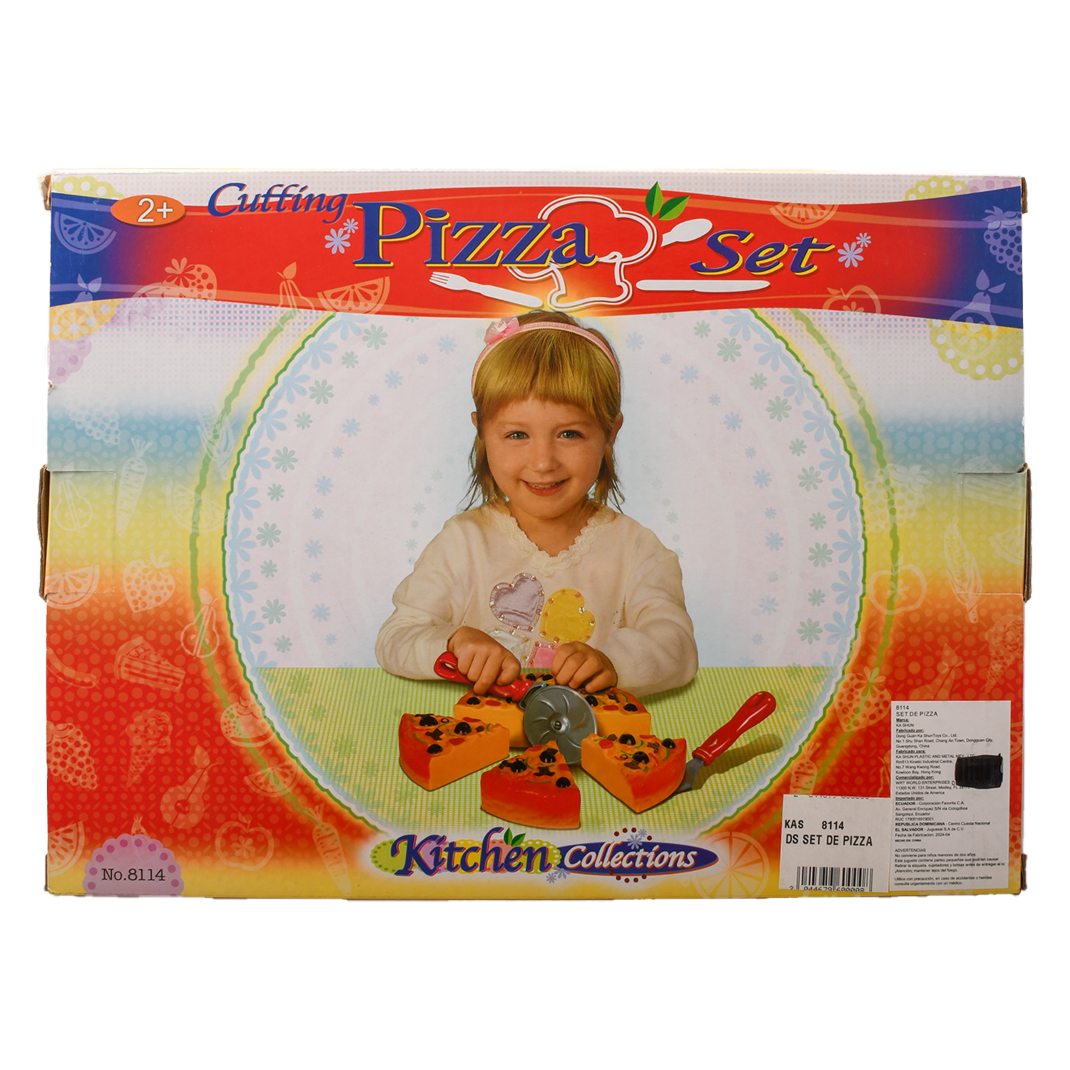 Set De Juego El Corte Pizza KITCHEN COLLECTION 8 Piezas