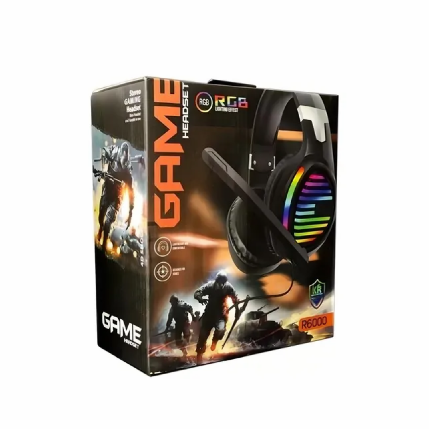 Audífonos Gamer Rgb Modelo R600 EARLDOM Alámbrico