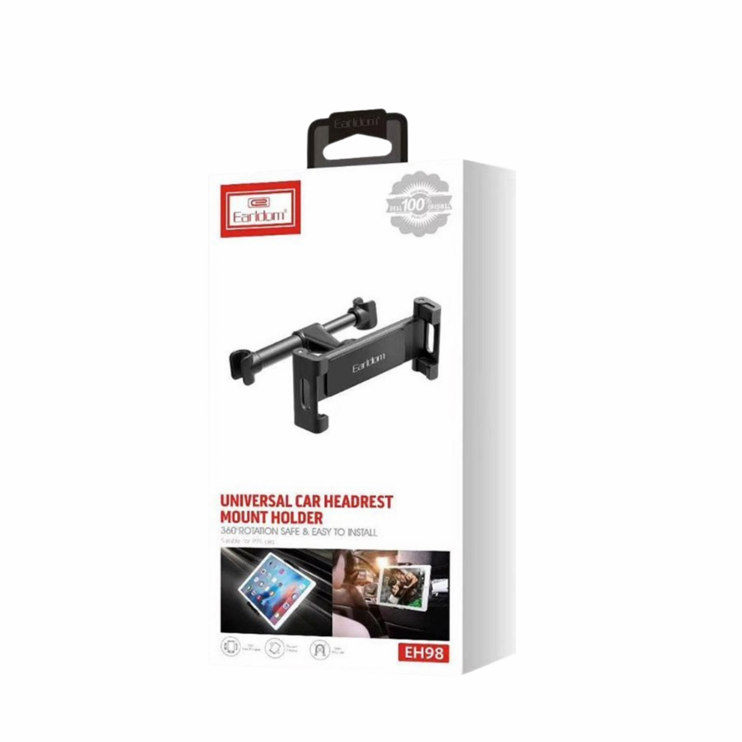 Soporte De Celular Para Auto Modelo Eh98 Para Cabezal Trasero EARLDOM 360° De Rotación