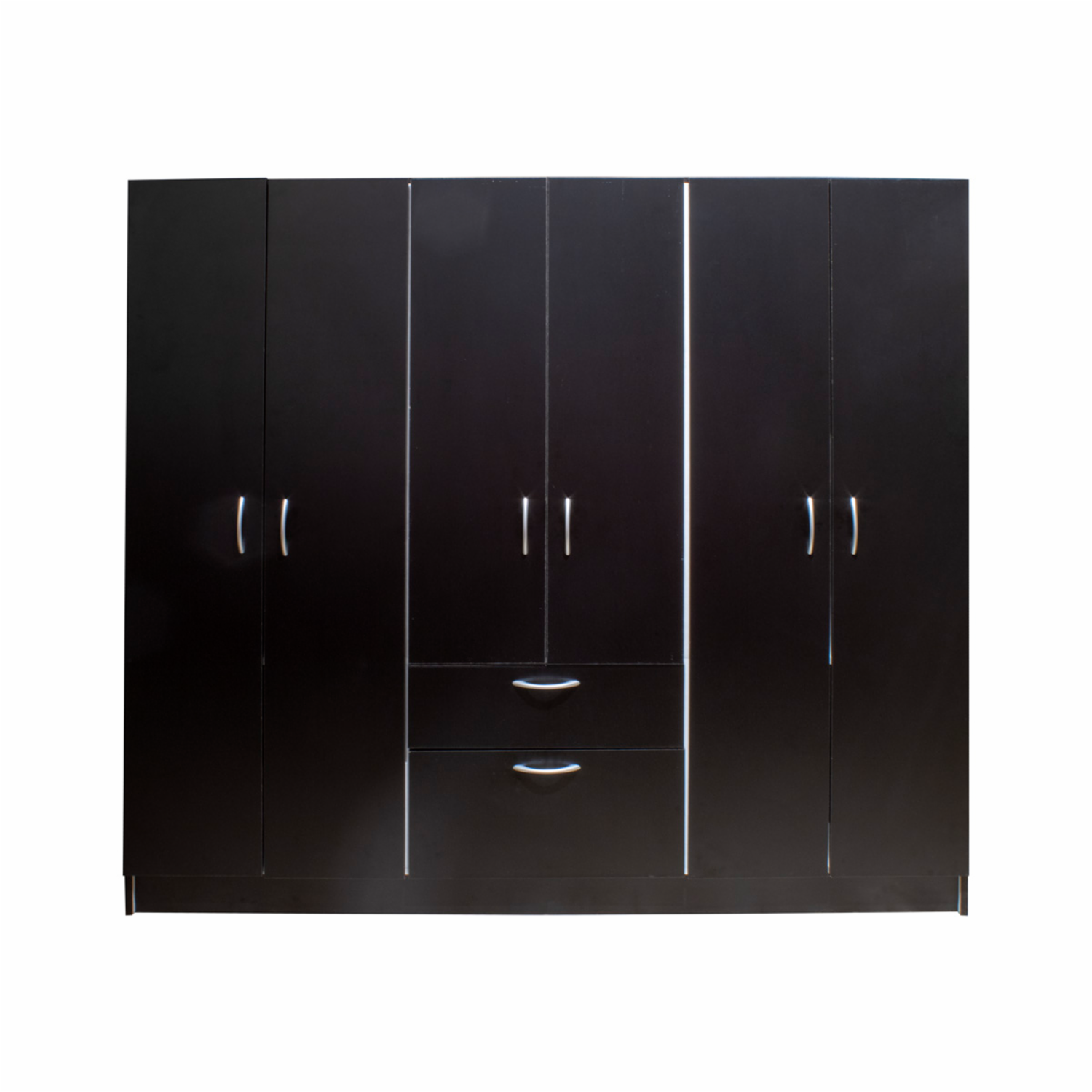 Closet Mitú Wengué Con Blanco RTA MDF